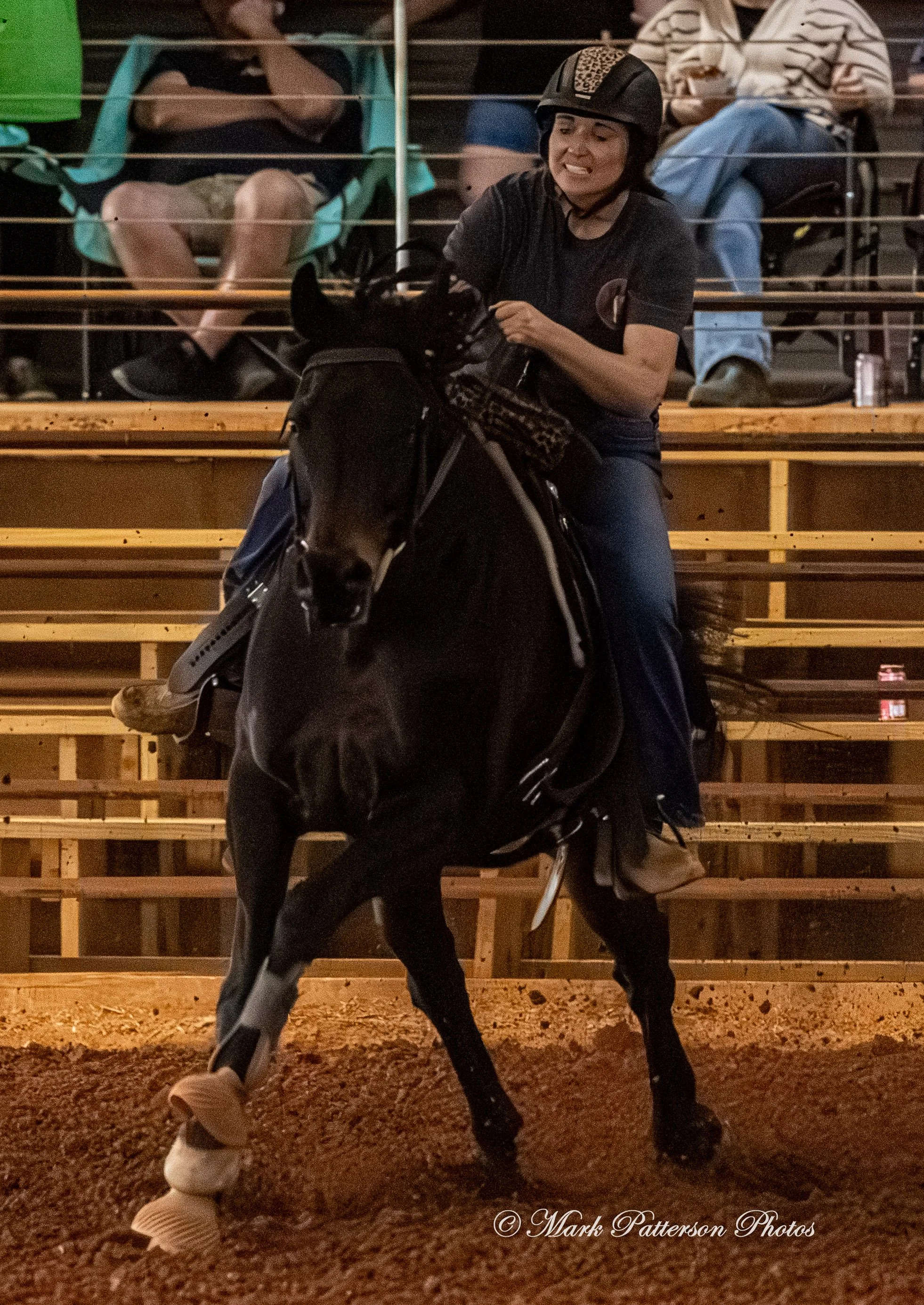 March 1, 2026, a barrel racing team competing at Latigo Farm in Landrum, SC. #26366