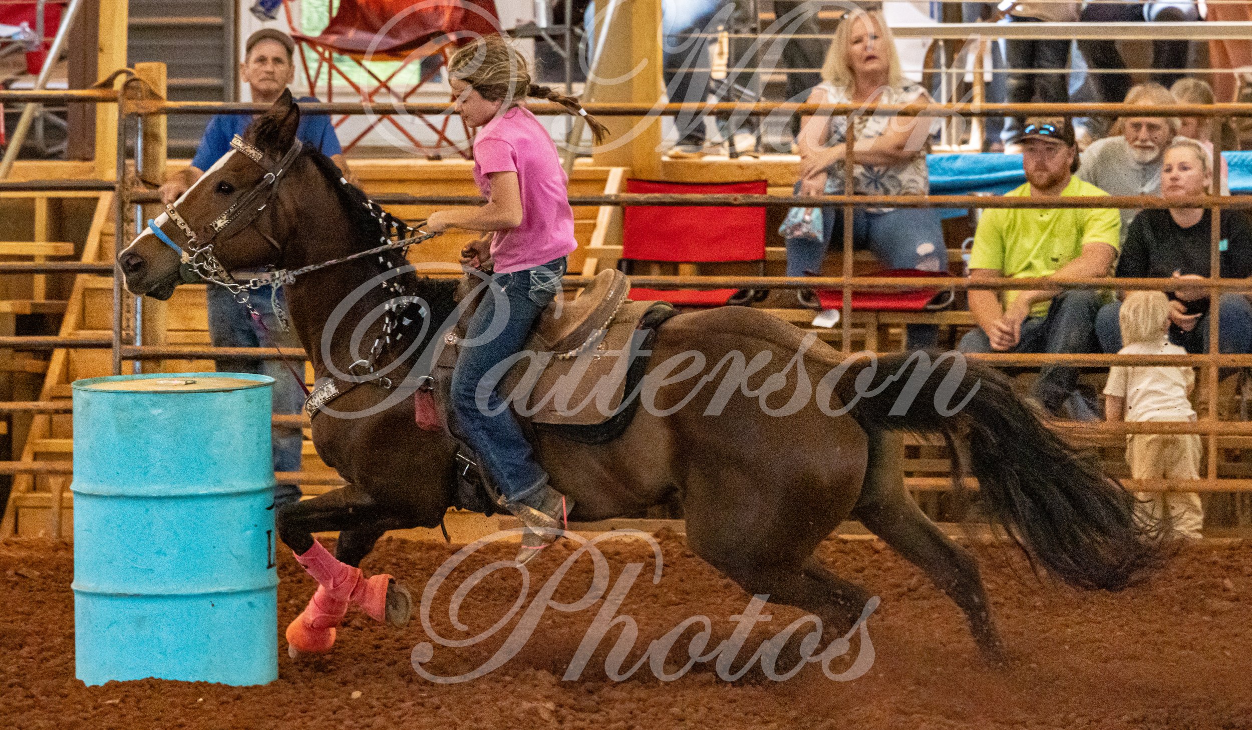 May 3, 2026, a barrel racing team competing at Latigo Farm in Landrum, SC. #11827