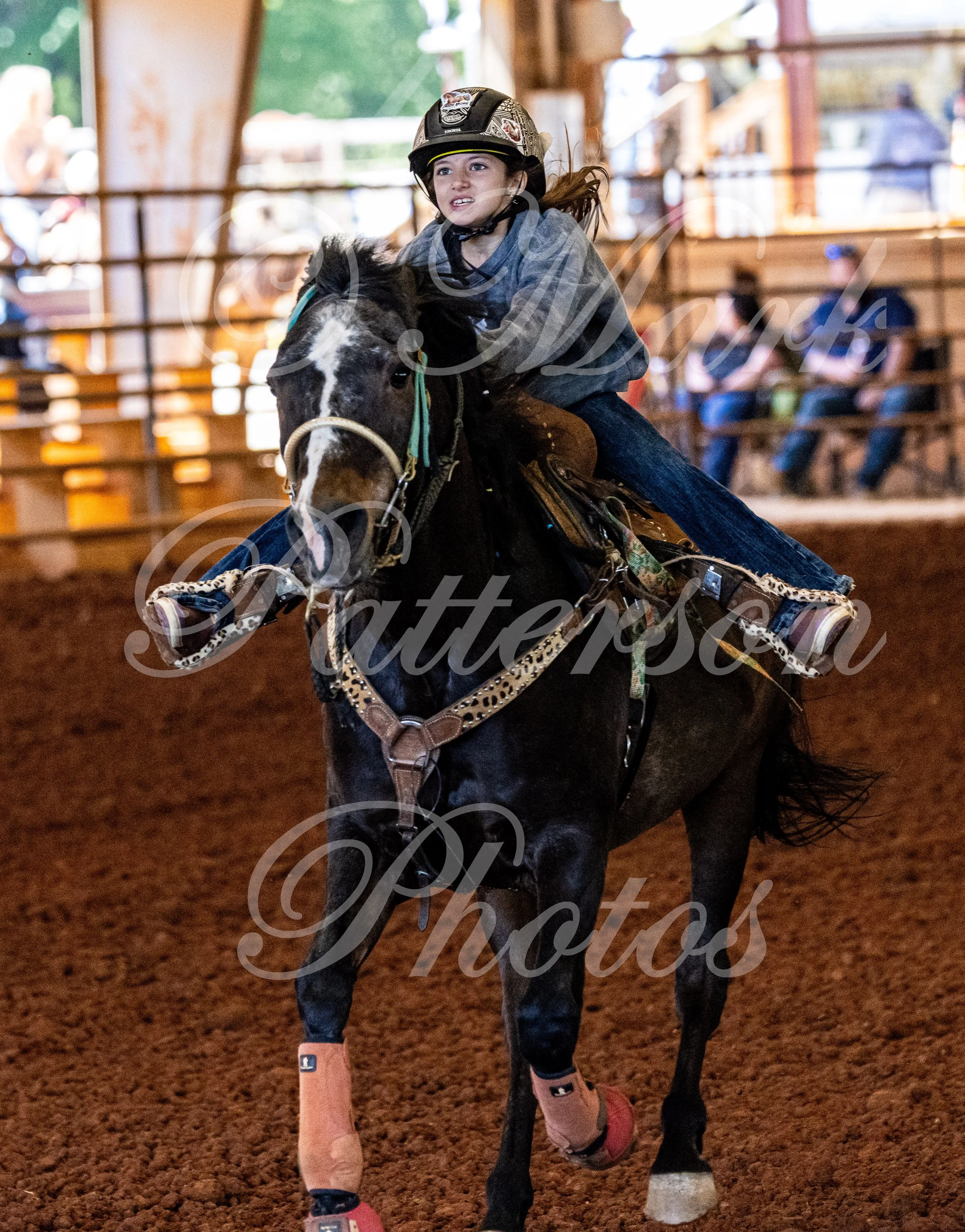 May 3, 2026, a barrel racing team competing at Latigo Farm in Landrum, SC. #11394