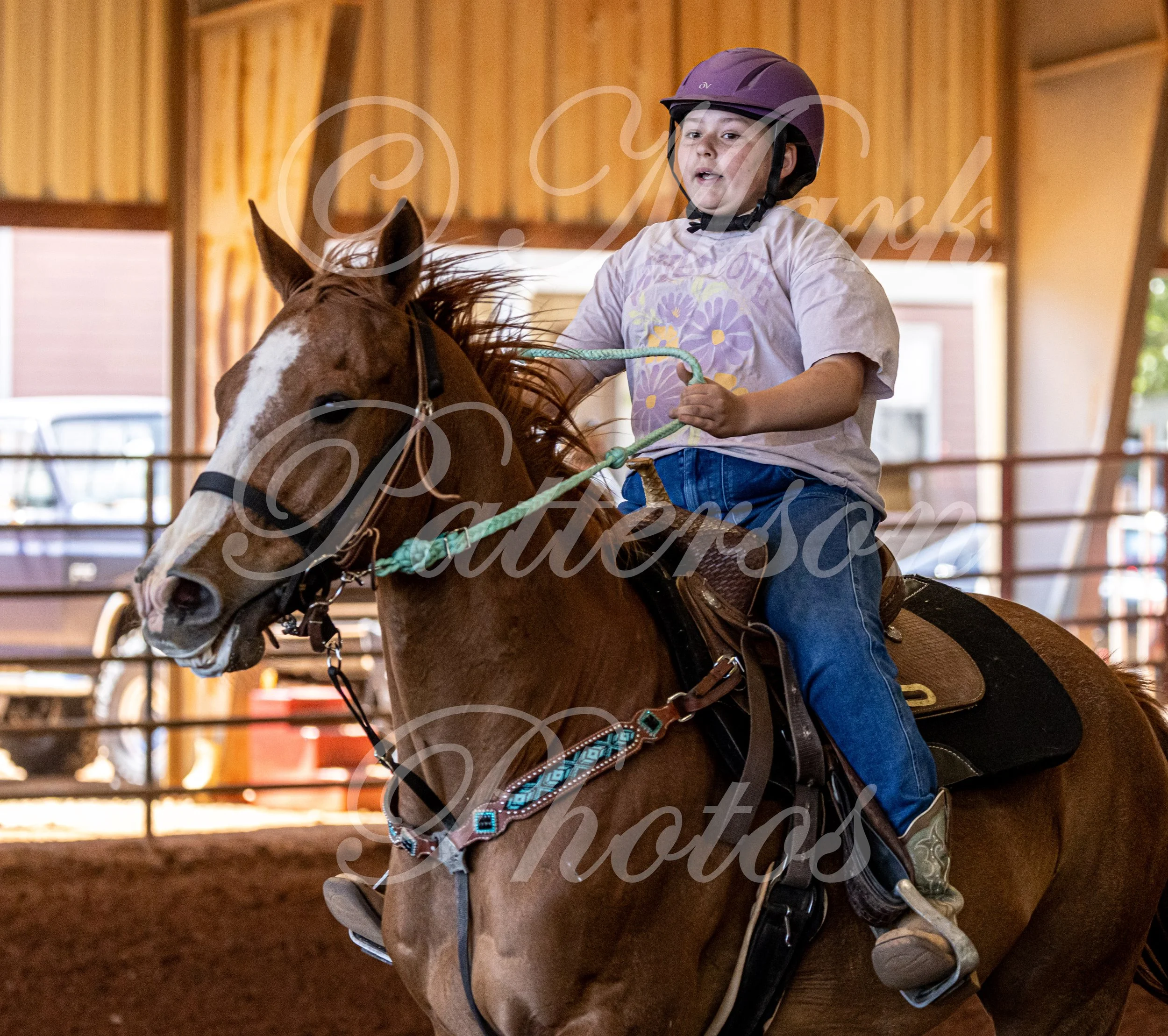 May 3, 2026, a barrel racing team competing at Latigo Farm in Landrum, SC. #11661