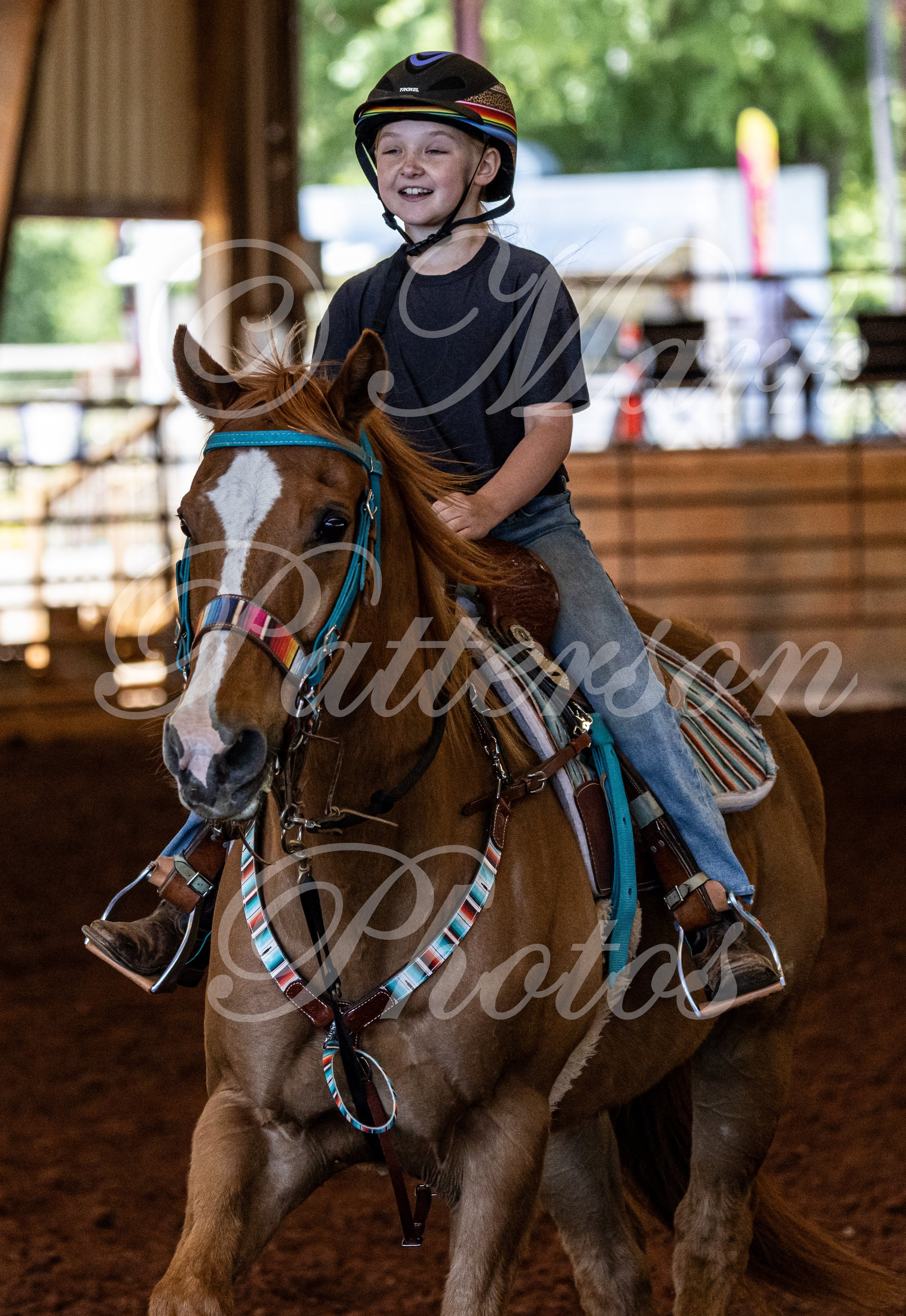 May 3, 2026, a barrel racing team competing at Latigo Farm in Landrum, SC. #10820