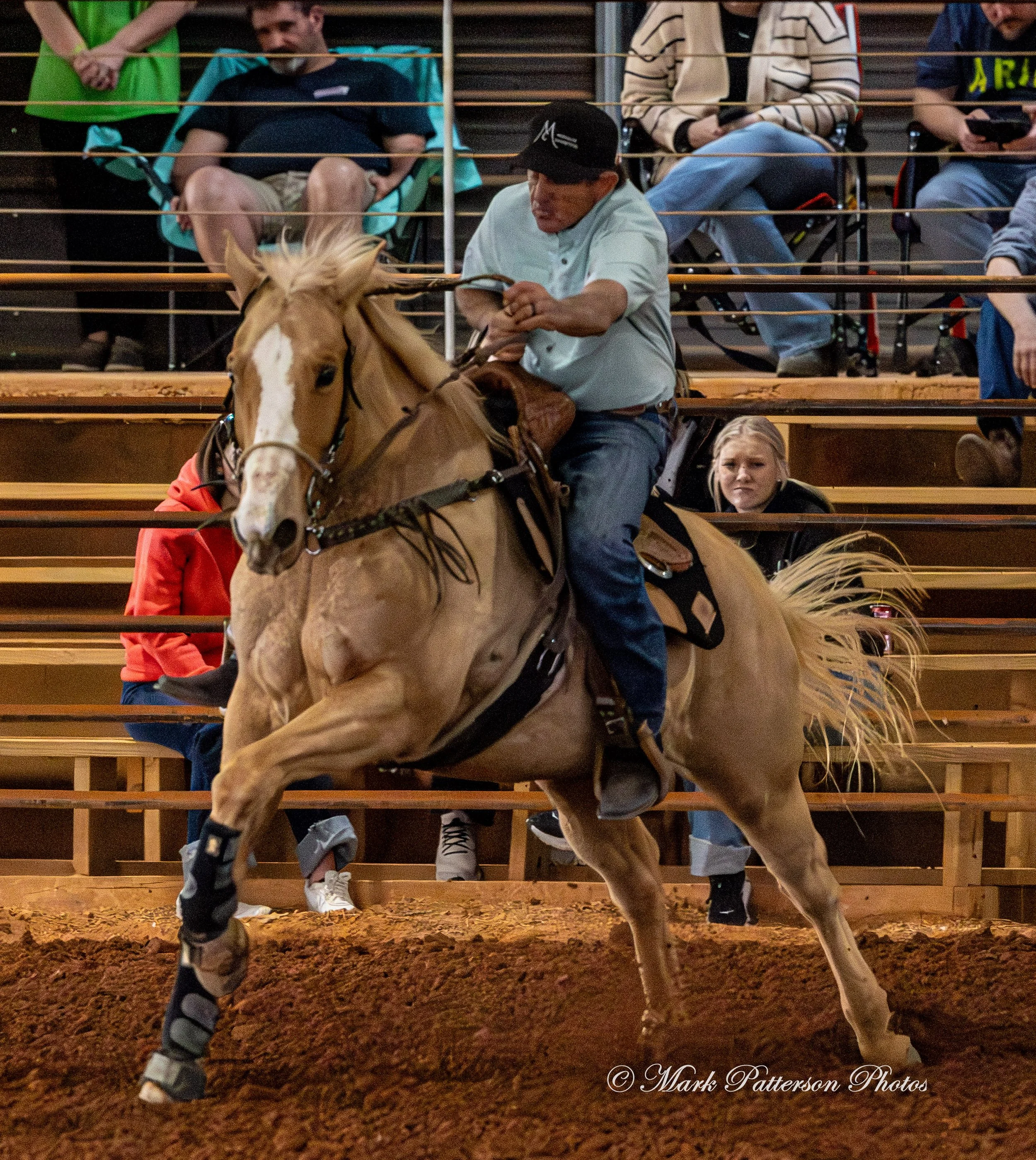 March 1, 2026, a barrel racing team competing at Latigo Farm in Landrum, SC. #26226