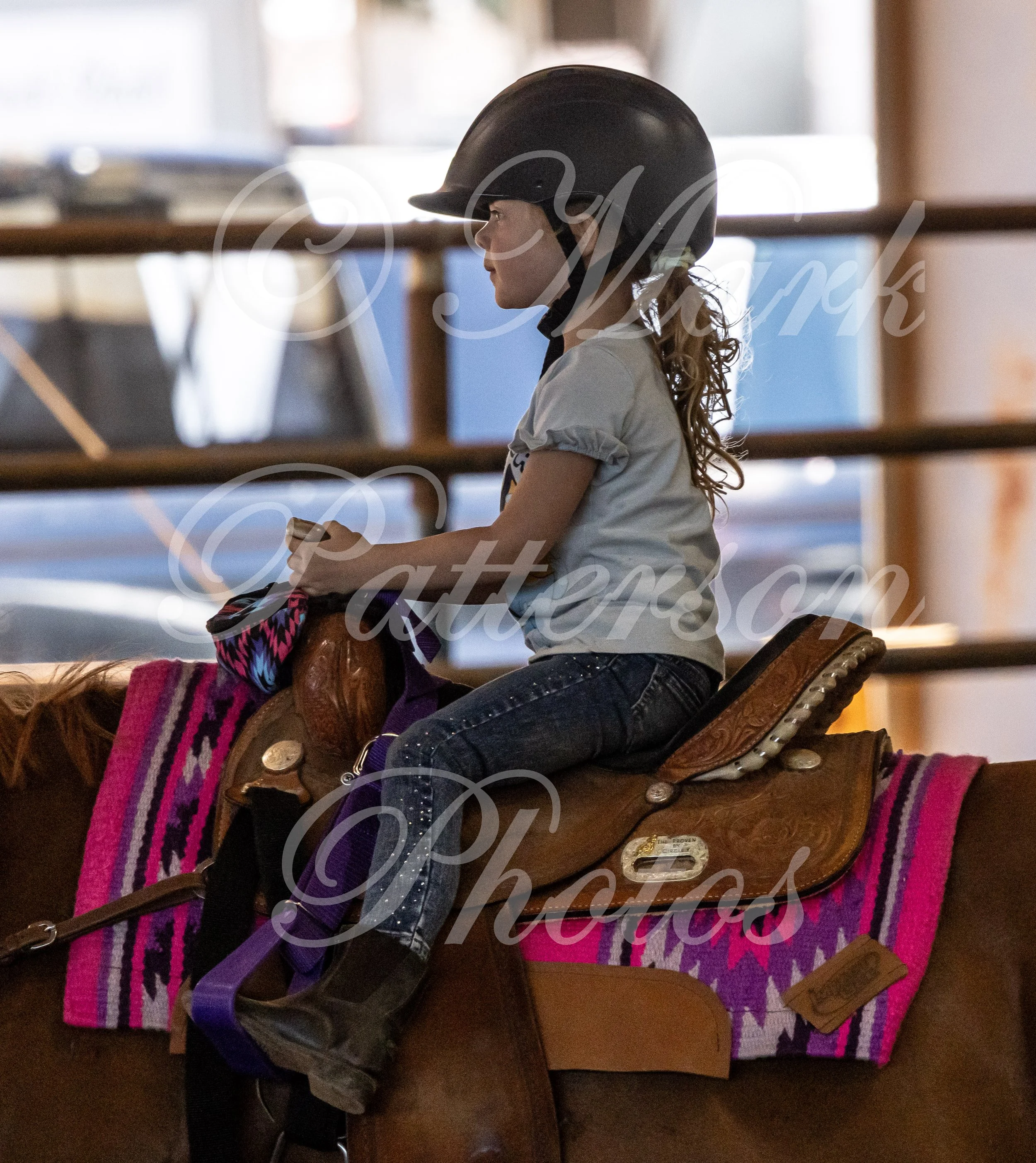 May 3, 2026, a barrel racing team competing at Latigo Farm in Landrum, SC. #11350