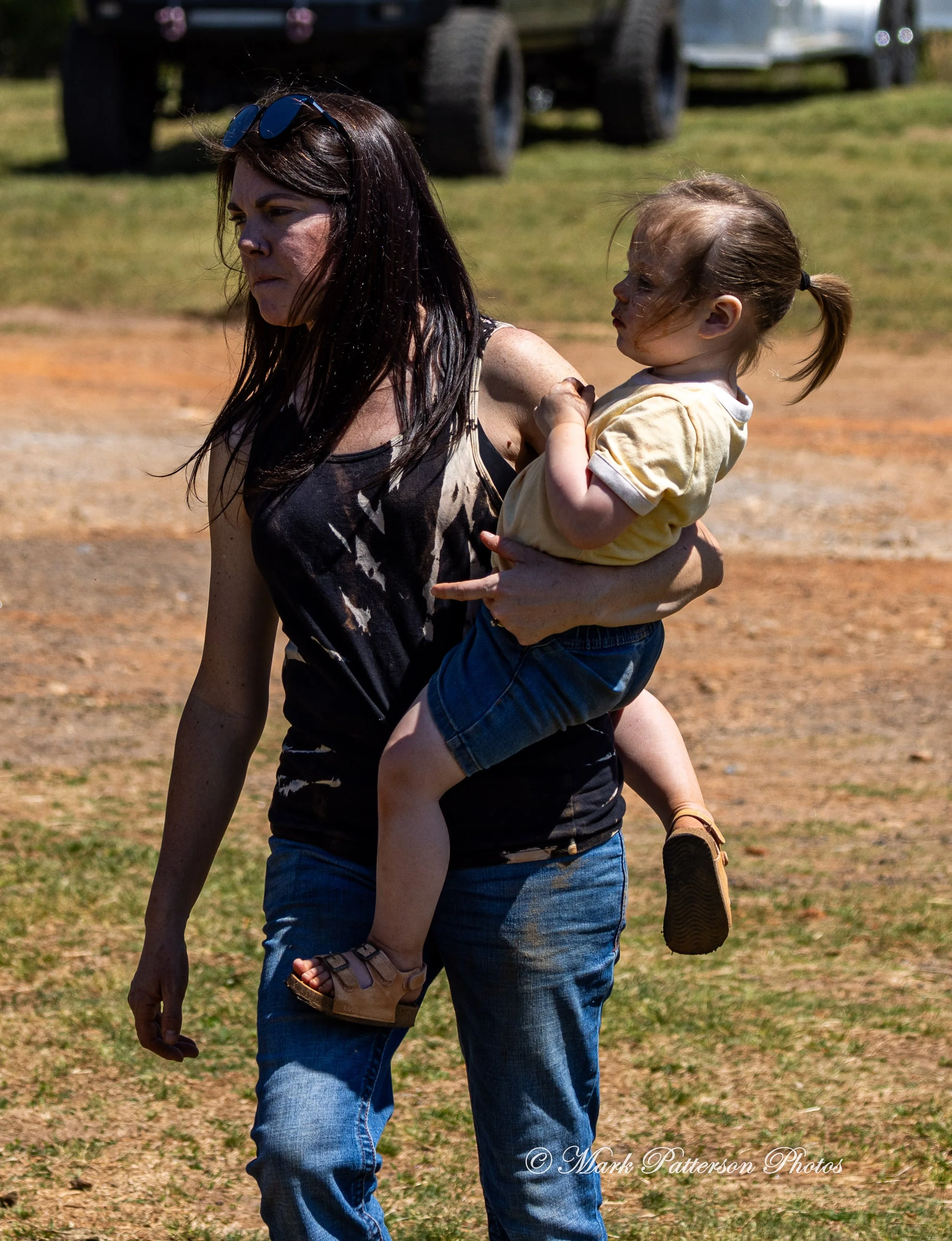 April 11, 2026, a barrel racing team competing at Latigo Farm in Landrum, SC. #1408
