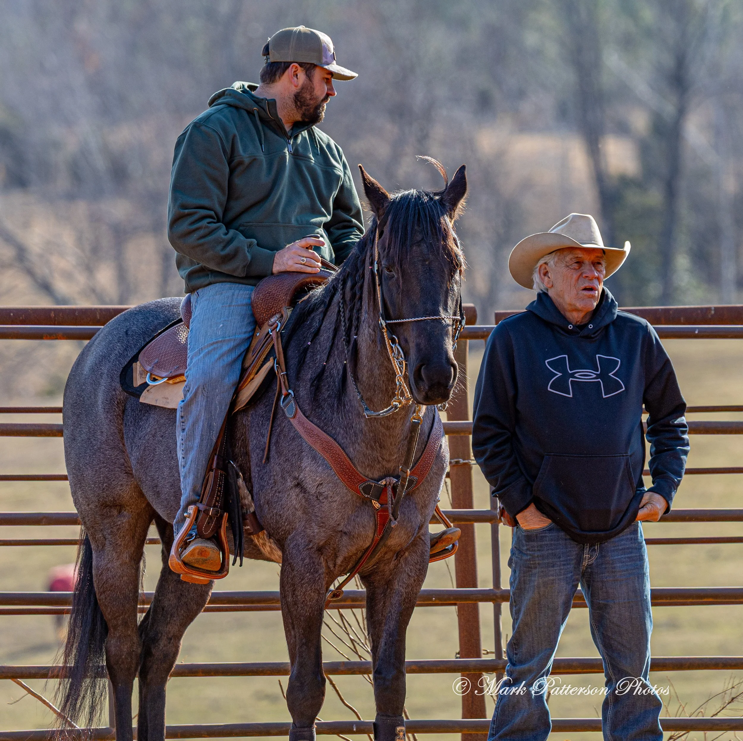February 8, 2026, a barrel racing team competing at Latigo Farm in Landrum, SC. #21280