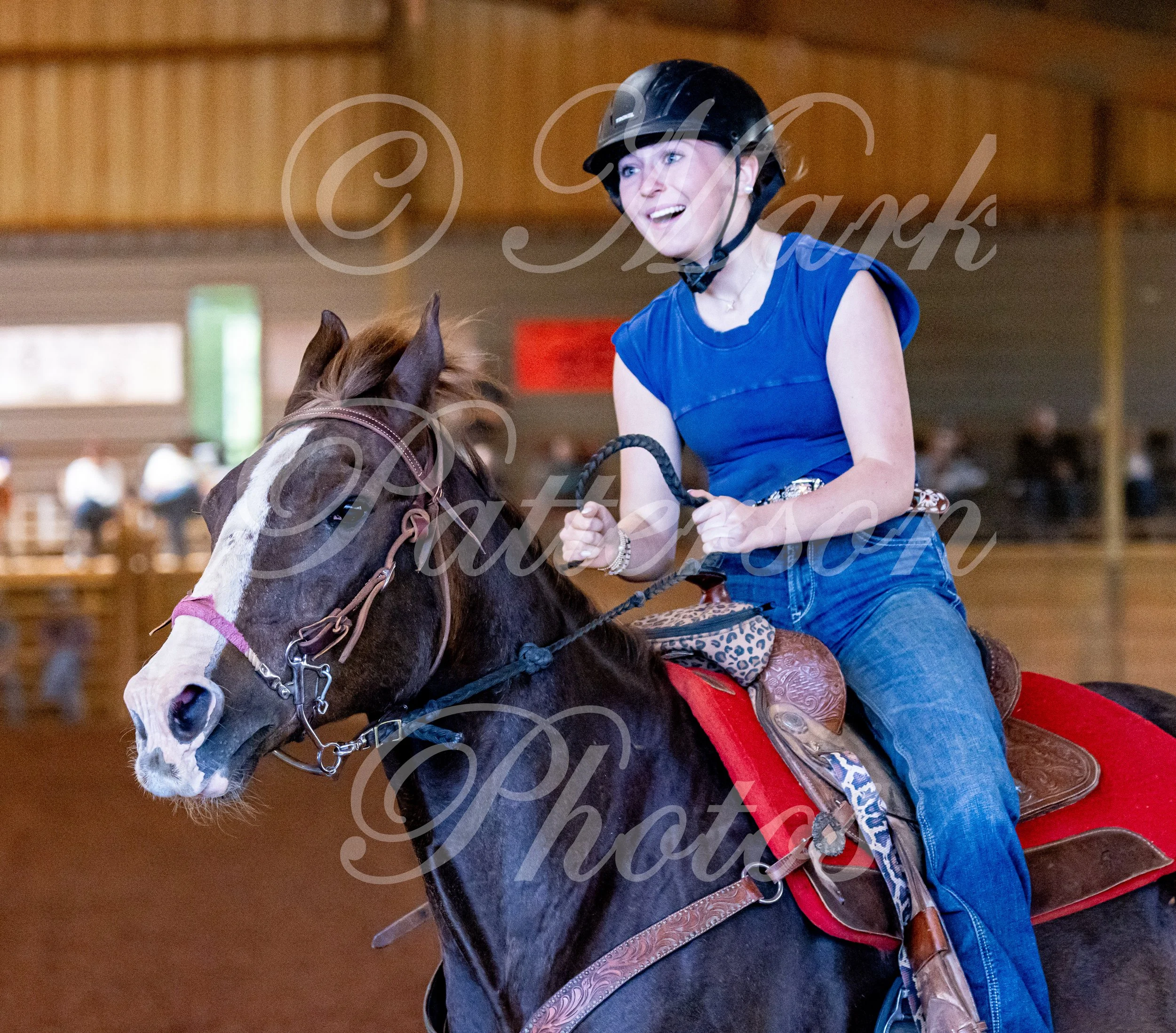 May 3, 2026, a barrel racing team competing at Latigo Farm in Landrum, SC. #11568