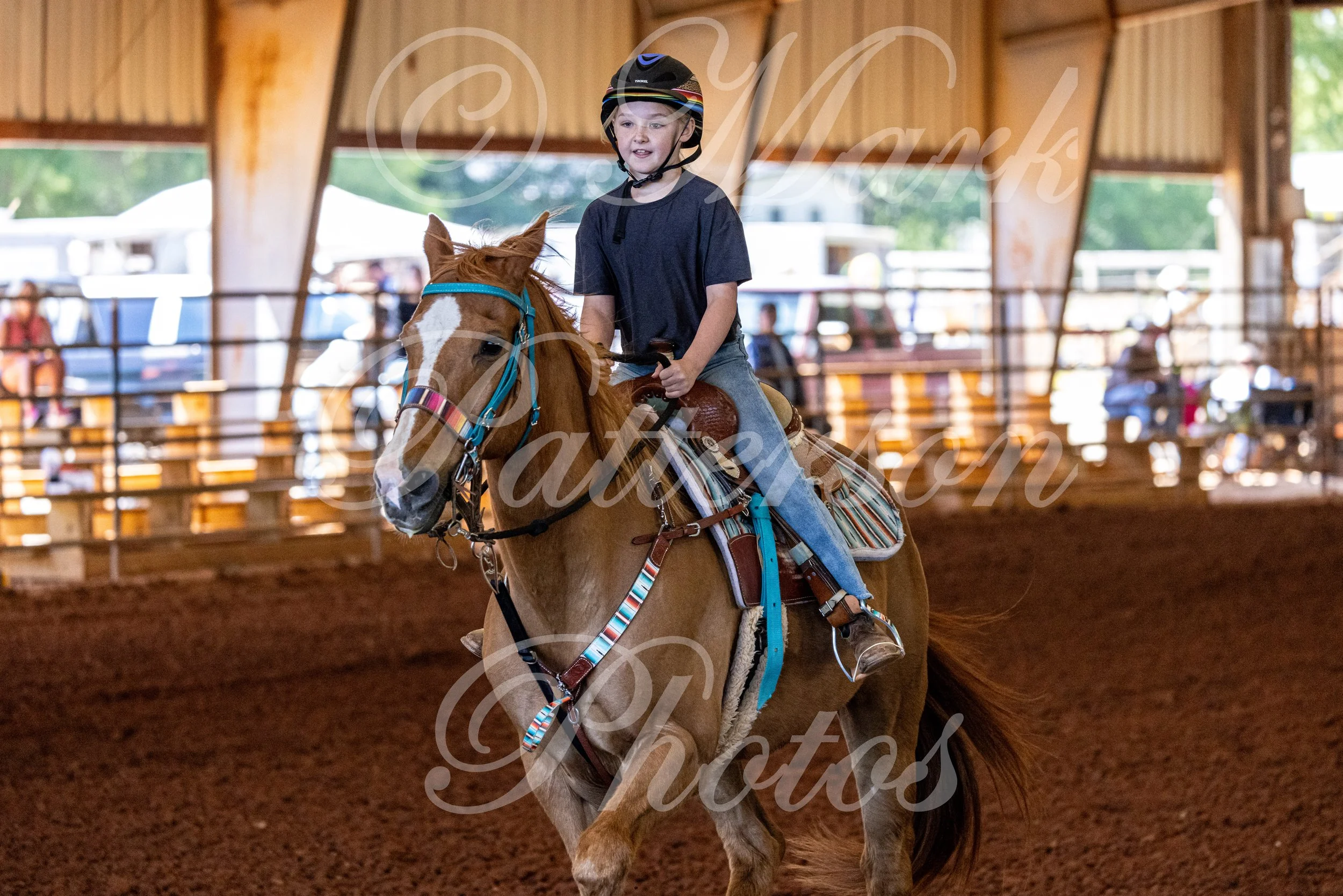 May 3, 2026, a barrel racing team competing at Latigo Farm in Landrum, SC. #11213