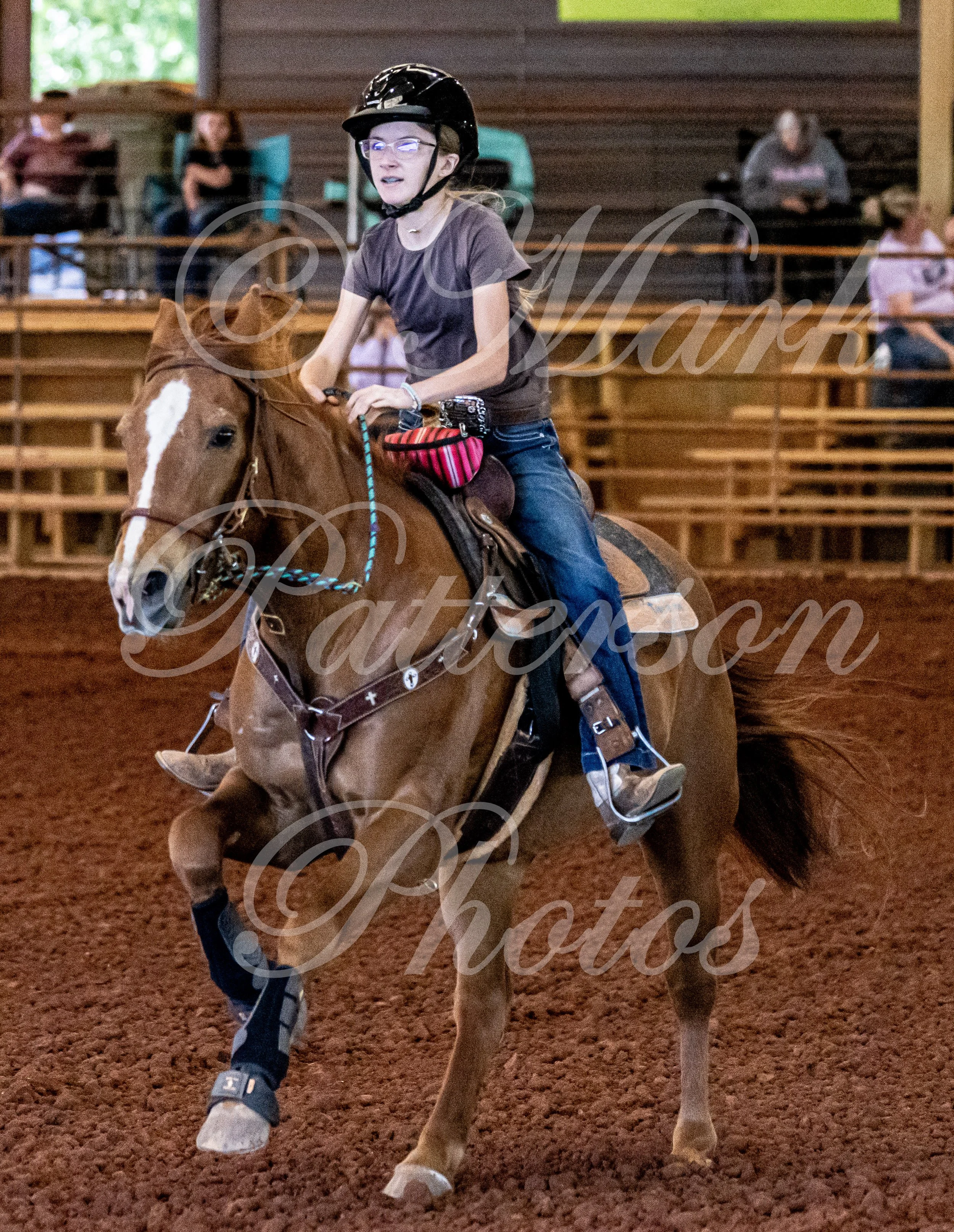 May 3, 2026, a barrel racing team competing at Latigo Farm in Landrum, SC. #11781