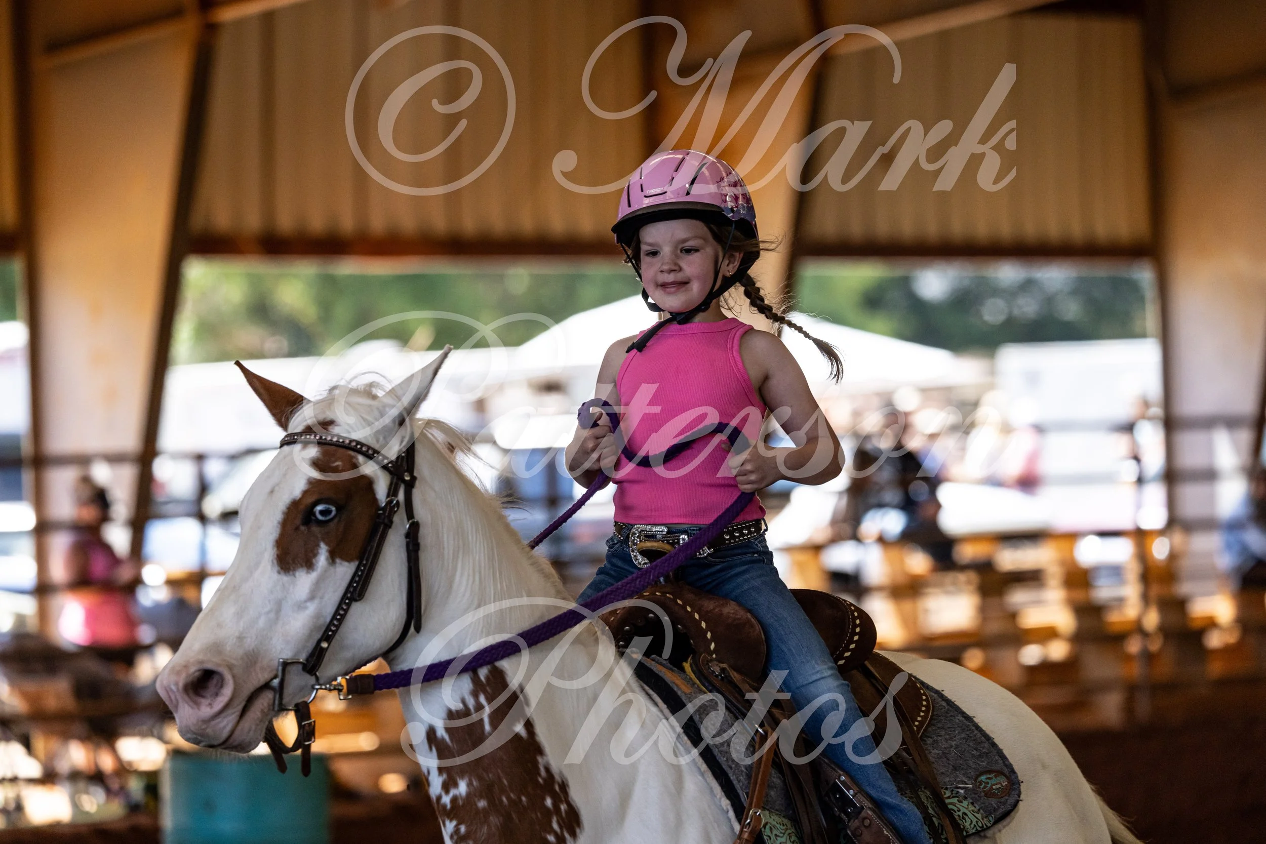 May 3, 2026, a barrel racing team competing at Latigo Farm in Landrum, SC. #11234
