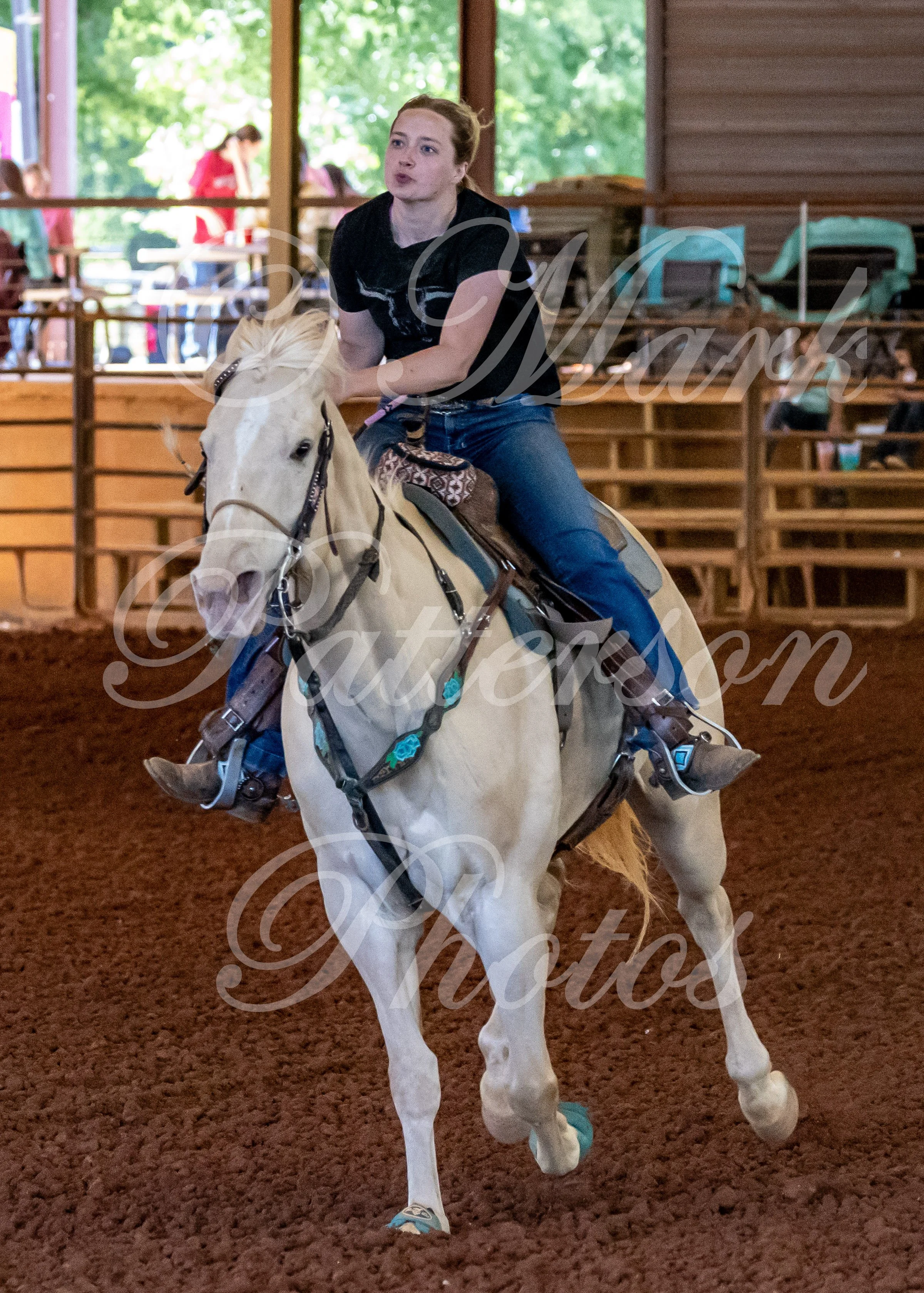 May 3, 2026, a barrel racing team competing at Latigo Farm in Landrum, SC. #12622