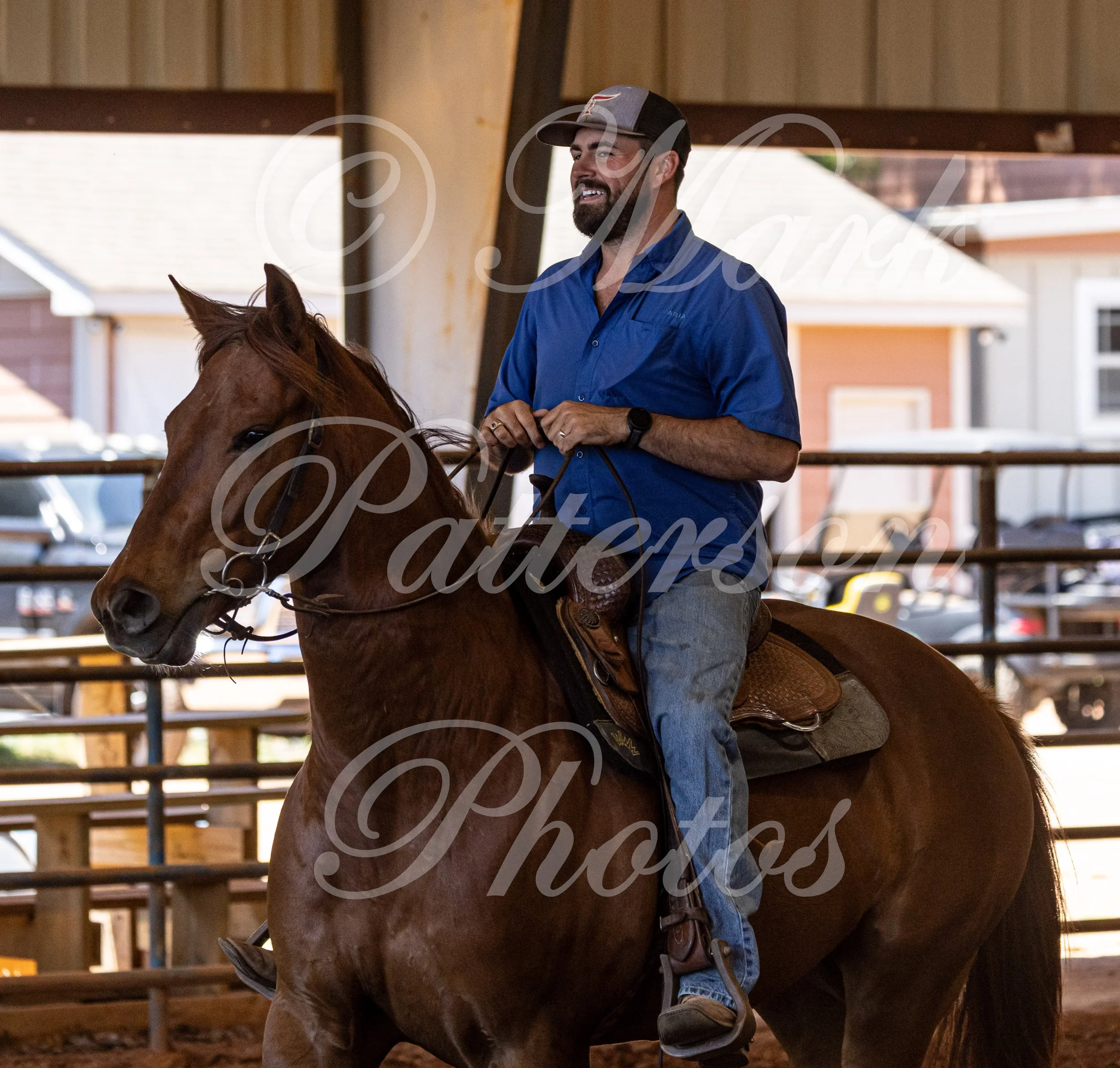 May 3, 2026, a barrel racing team competing at Latigo Farm in Landrum, SC. #10910