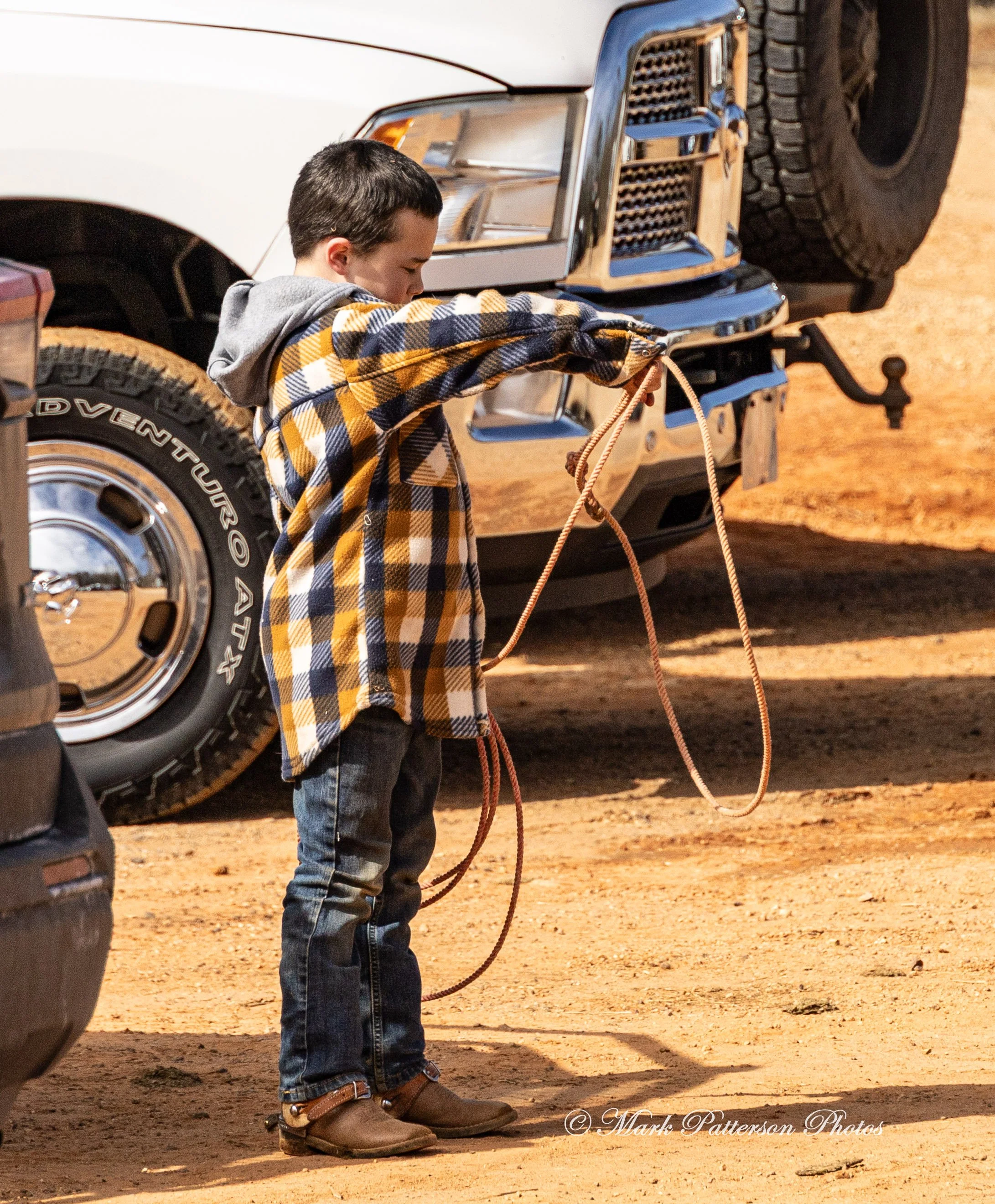 February 8, 2026, a barrel racing team competing at Latigo Farm in Landrum, SC. #20193