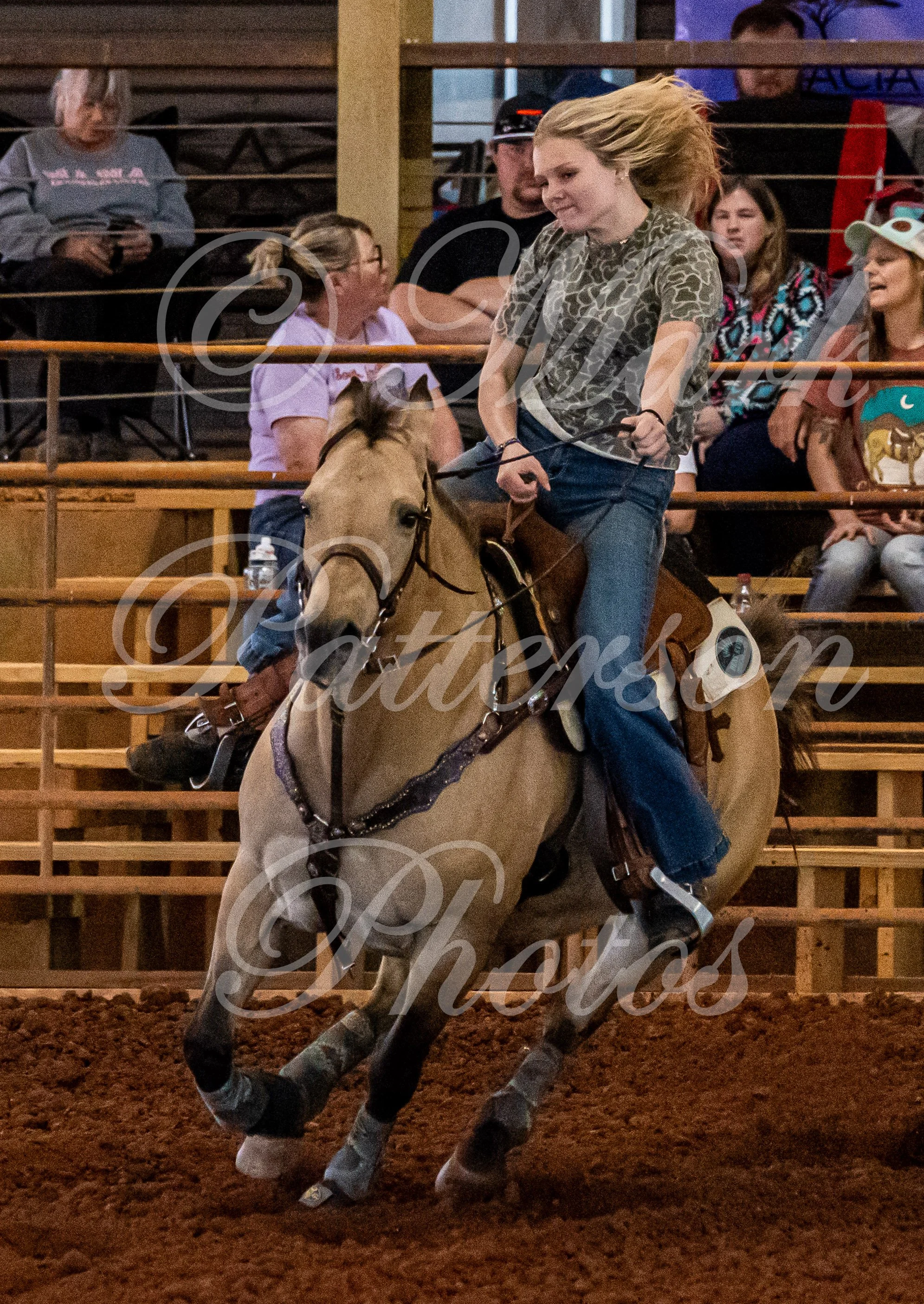 May 3, 2026, a barrel racing team competing at Latigo Farm in Landrum, SC. #11806