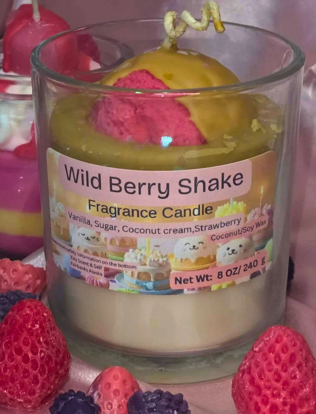 Wild Berry Shake Fragrance Candle