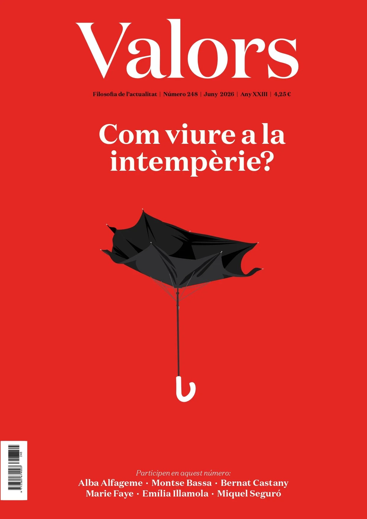 Nou article d’opinió d’Anna Rossell a «Revista Valors. Filosofia de l’actualitat»