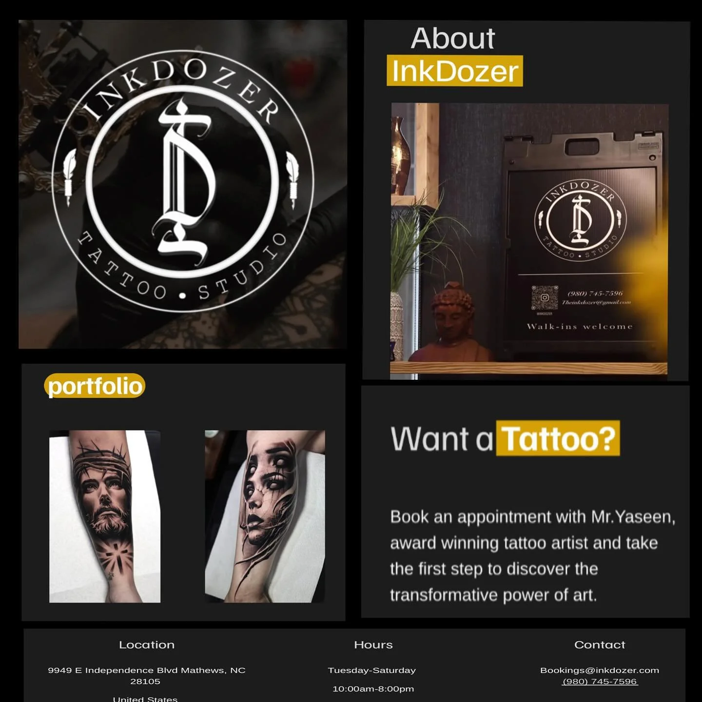 🚨🚨To help assisting our clients professionally, requesting an appointment or a consultation is now available through InkDozer website linked in our bio.
Submitting the required information is the first step to book an appointment or a consultation.