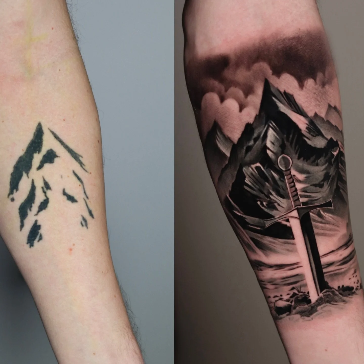 We also do tattoo coverups! 
#tattoo #tattoos  #tattooshop #tattoocoverup #coverup