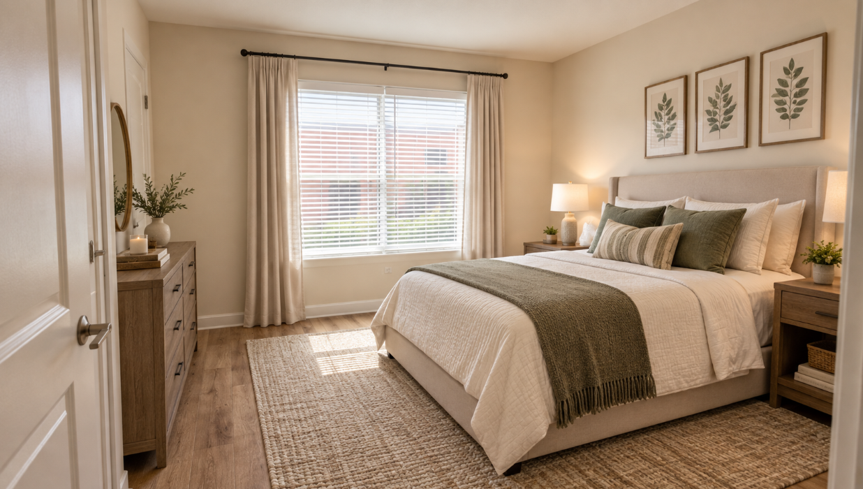 Hunter's Run bedroom