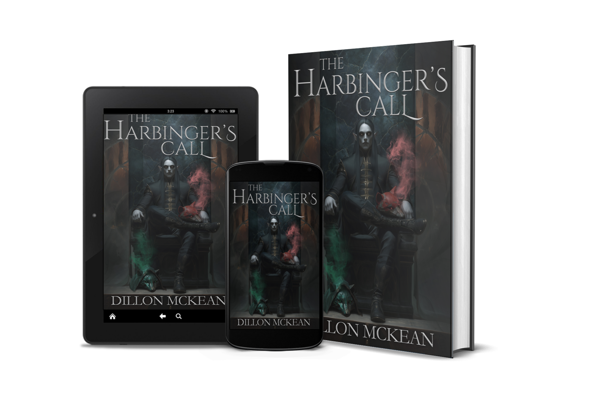 A volcano erupting with lava flowing down its sides, dark stormy sky with lightning and ash clouds.