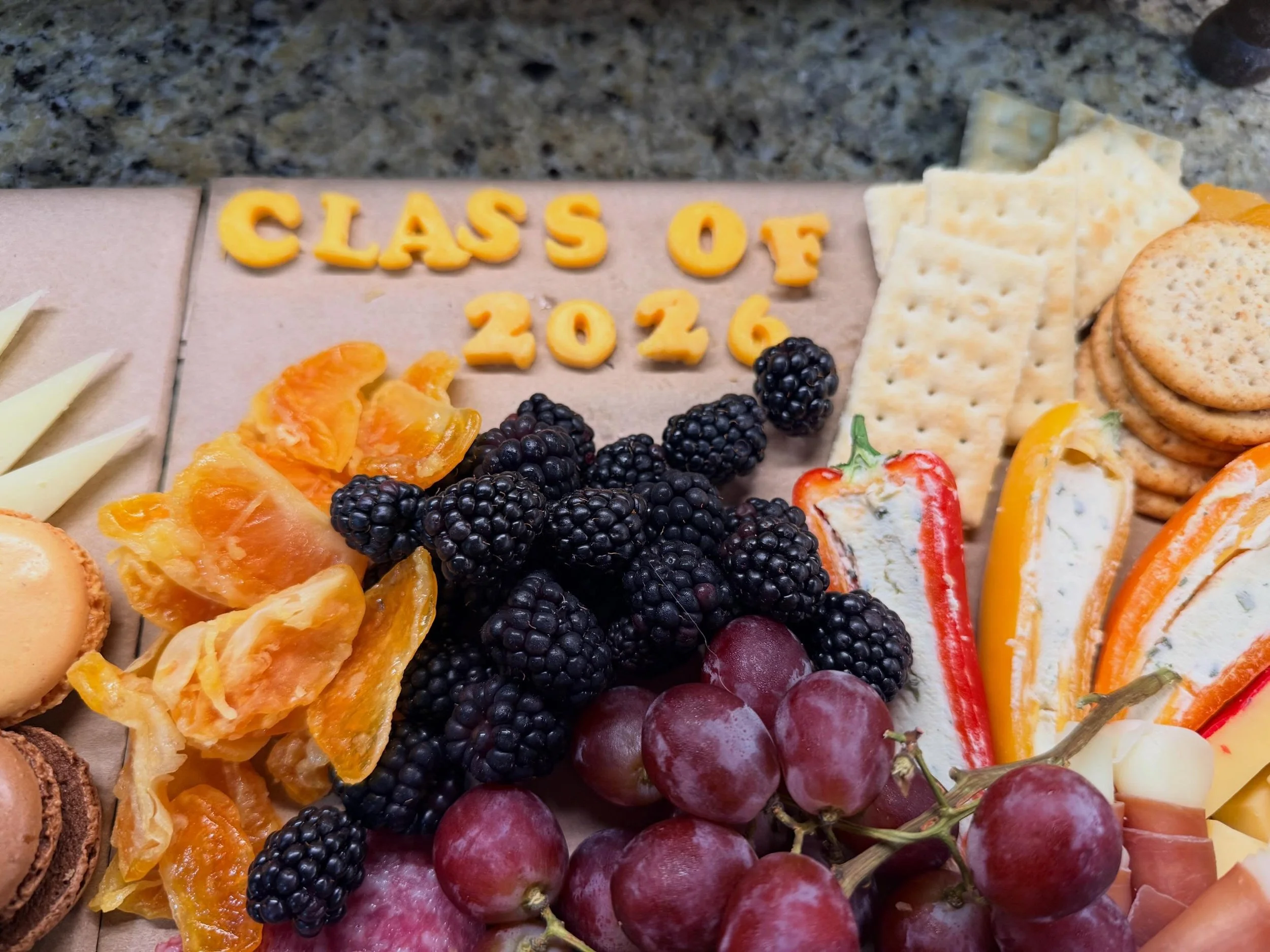 🎉✨ CONGRATULATIONS to the CLASS OF 2026!!
It&rsquo;s graduation season and what better way to pair your celebrations with charcuterie!! It&rsquo;s been fun helping all these grads along with their friends and families celebrate this big milestone!!
