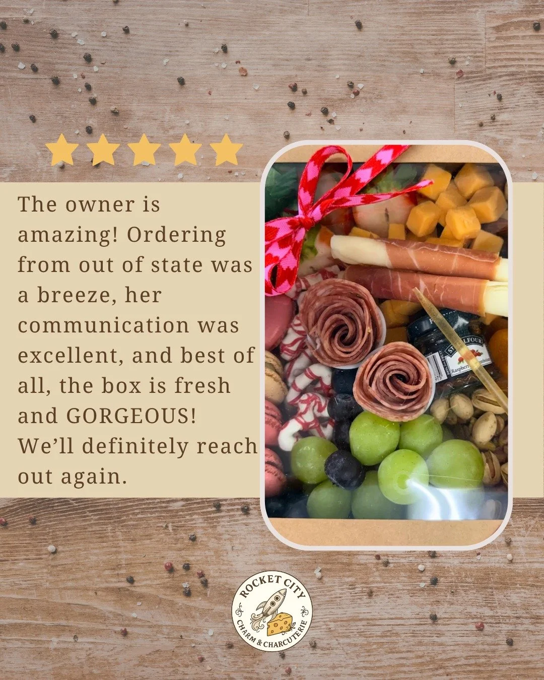 Five stars from a customer who ordered all the way from out of state, and she said the whole experience was seamless from start to finish. Fresh, gorgeous, and delivered with care. That's the standard every single time.

The best part is you don't ha