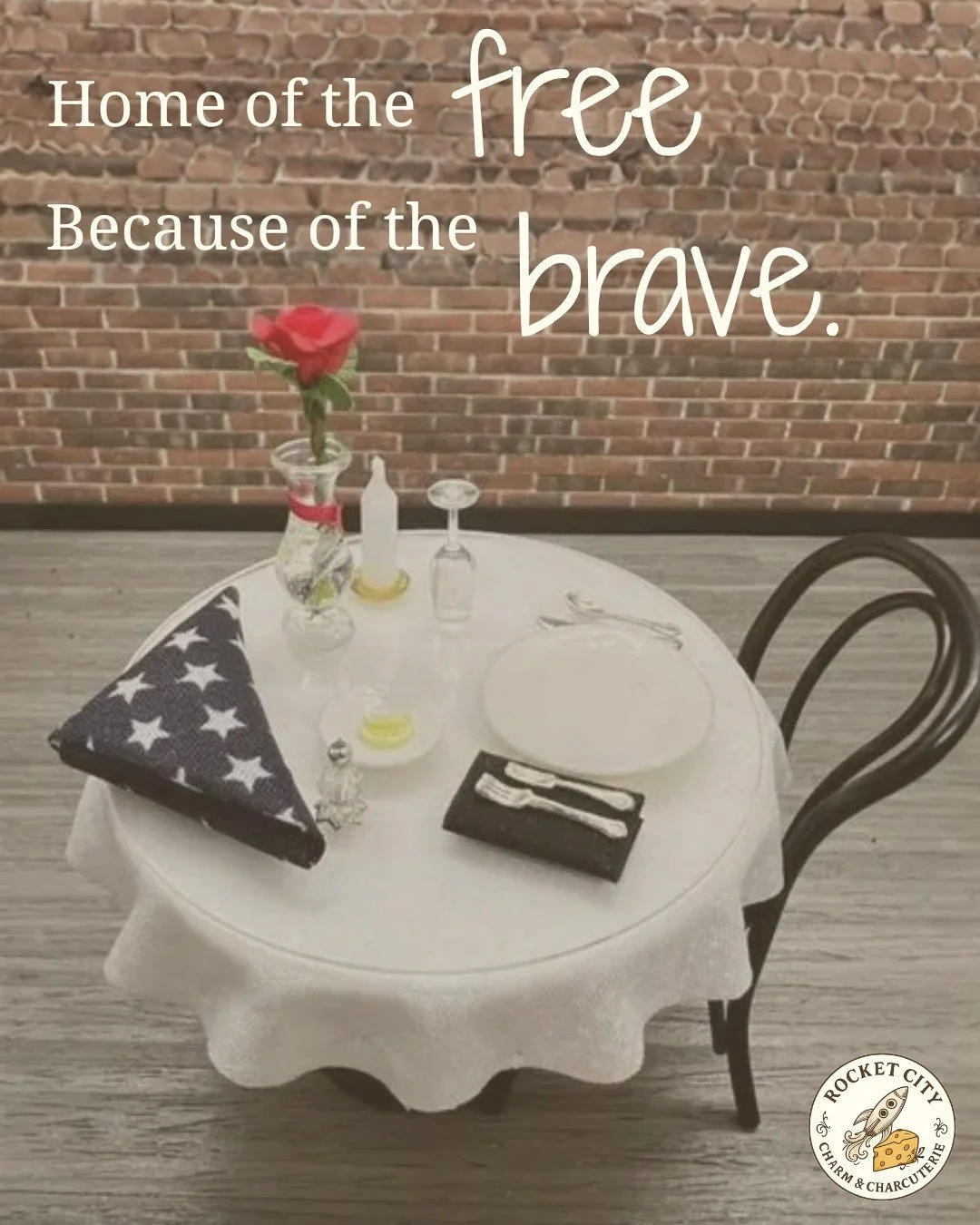 Before we think about boards and platters and events this weekend, we're pausing. Some families have an empty seat at the table this Memorial Day. We don't take lightly that what we get to do, bringing people together, is a privilege that was paid fo