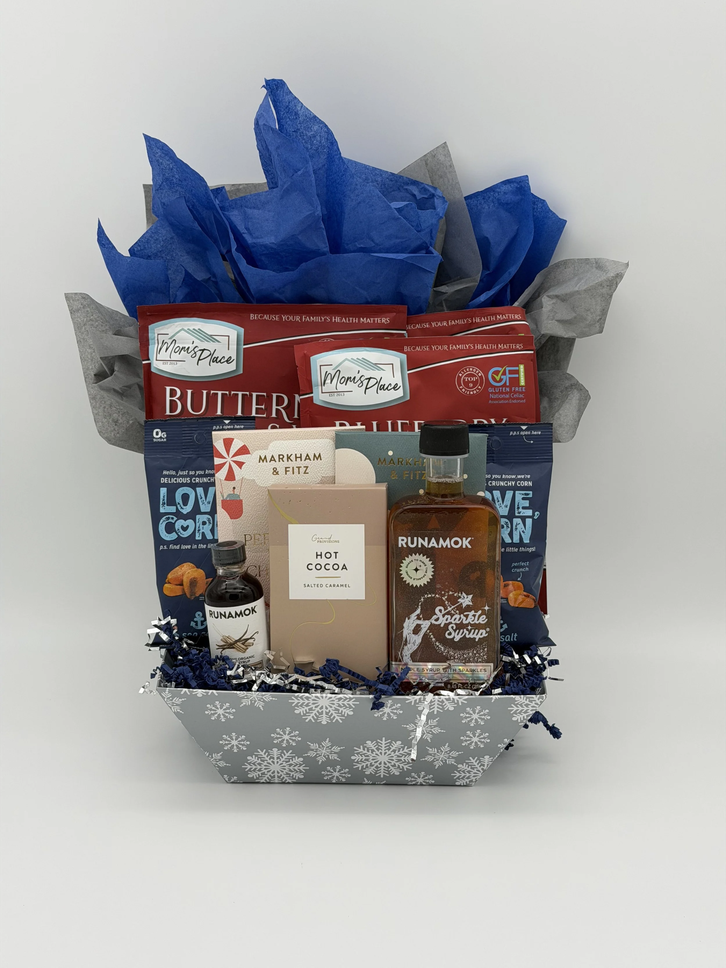 * Gluten Free! * This holiday basket included only gluten free items for a client with dietary restrictions.