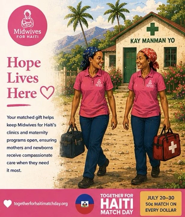 We&rsquo;re thrilled to share that we&rsquo;ve already raised $4,090.31 toward our $14,000 Match Day goal, we are making progress!  With just days remaining, every gift brings us closer to unlocking the full match available to Midwives for Haiti.

Yo