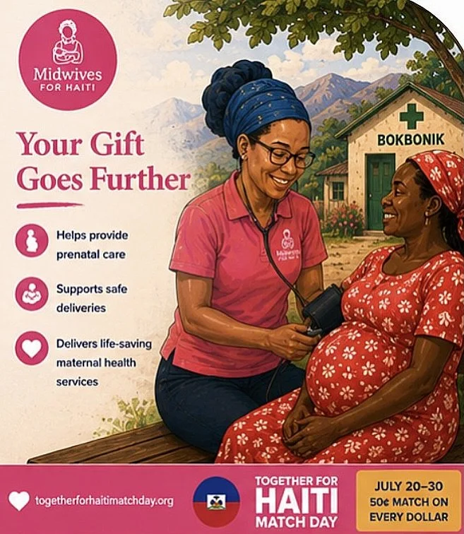 Only 3 days left!!!

Time is running out to make your gift go even further through the Together for Haiti Match Day campaign.

From now through July 30, every eligible gift of $50&ndash;$1,000 made through the Together for Haiti Match Day website rec