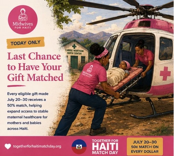 💗 Today is the final day of Together for Haiti Match Day!

Because of your generosity, we&rsquo;ve already raised $6,289.51 toward our $14,000 goal&mdash;and we&rsquo;re currently leading all 10 participating organizations in donor participation! Th