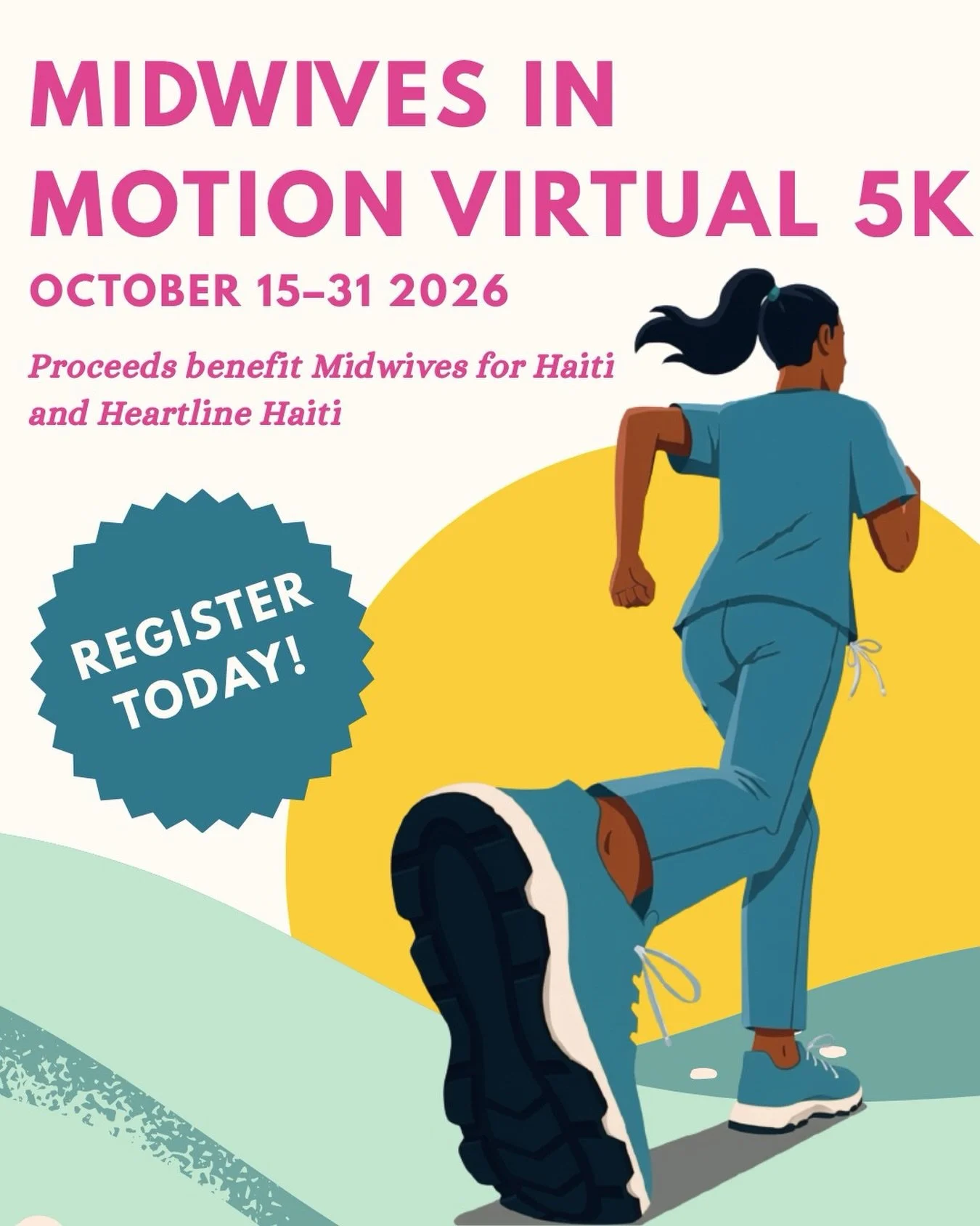 👟Midwives in Motion Virtual 5K is BACK, and this year we have an exciting new twist!

For 2026, Midwives for Haiti is teaming up with our friends at @heartlinehaiti to bring our communities together for one virtual event and one shared goal: support