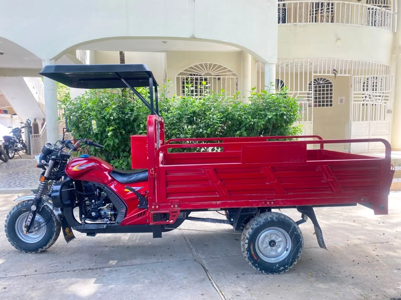 Beep Beep! We got a new three-wheeler, and as you can see, there were plenty of smiles to go around!

This will make it easier for our team to transport supplies between our headquarters and clinics, helping ensure our midwives have what they need to