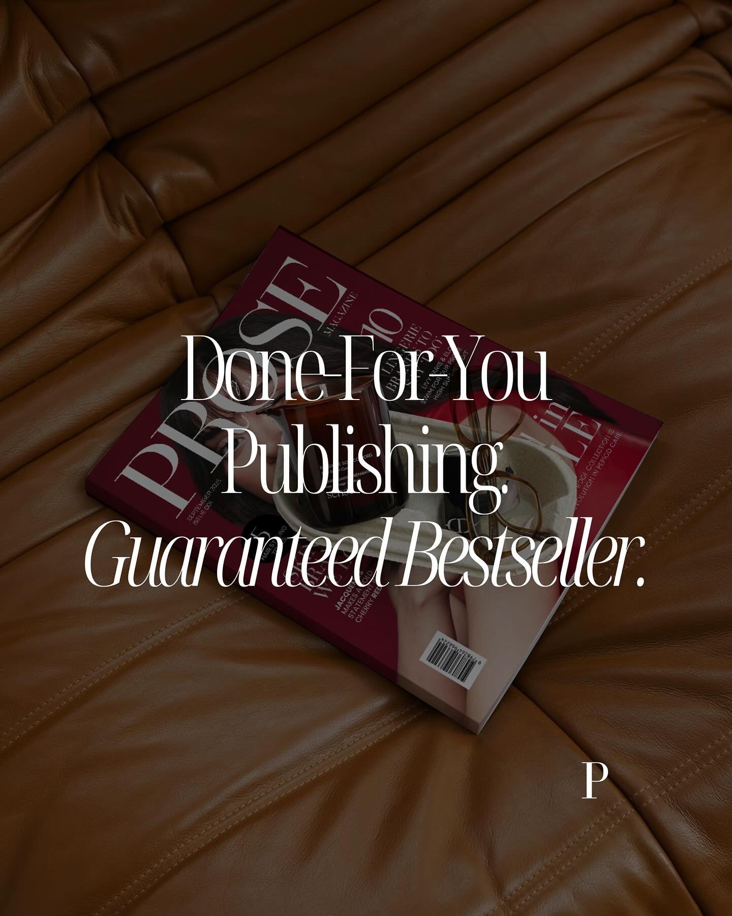 Why stop at content creation? Your brand deserves pages that feel like couture. At Prose Publishing, we take your vision and turn it into a bestseller publication. Whether it&rsquo;s fashion, lifestyle, wellness, or faith, we design it into a full-sc