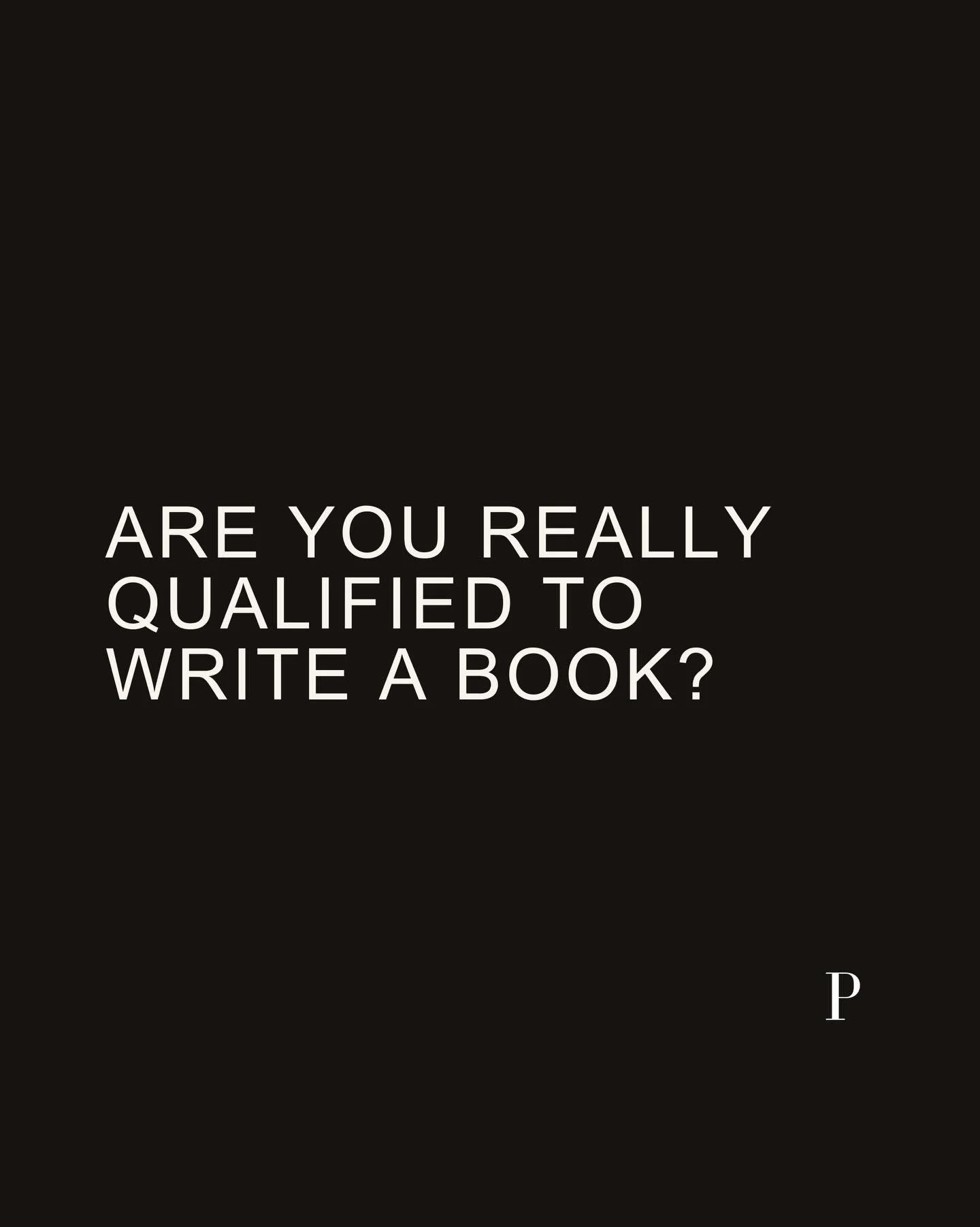&ldquo;Am I Really Qualified to Write a Book?&rdquo;&nbsp;

If you&rsquo;ve ever asked yourself this, you&rsquo;re not alone. Almost every author does. But here&rsquo;s the heartfelt truth:

📖 Credentials don&rsquo;t qualify you. Your story, your pe