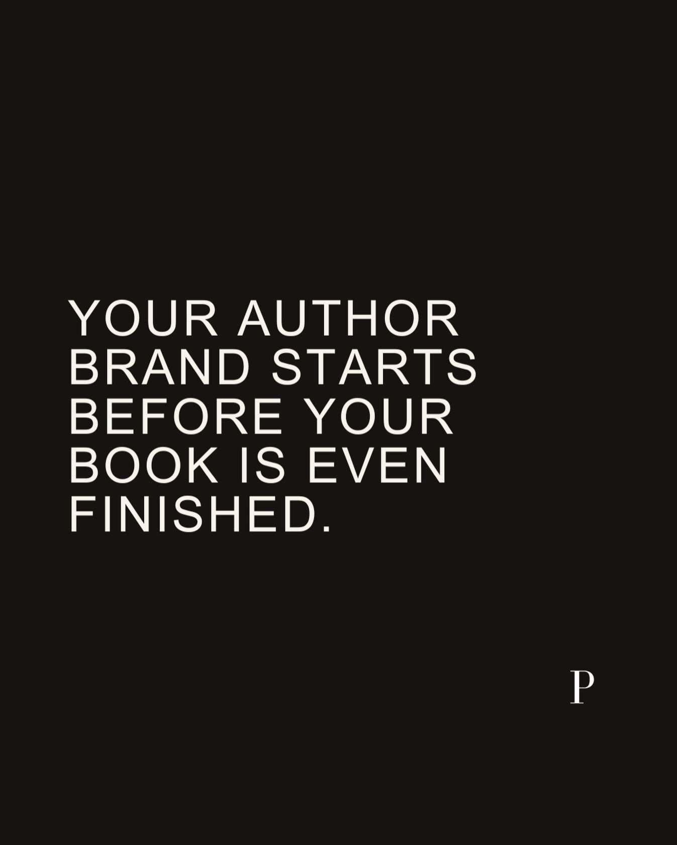 Most new writers wait until their book is done to &ldquo;start branding.&rdquo;

That&rsquo;s the mistake. Your author brand doesn&rsquo;t begin on launch day, it begins the moment you decide to write.

Your author brand is built when you decide to s
