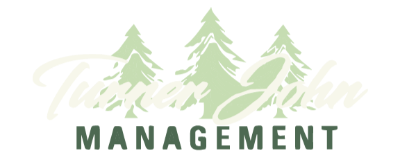 Tammer-John Management logo featuring three pine trees above the text.