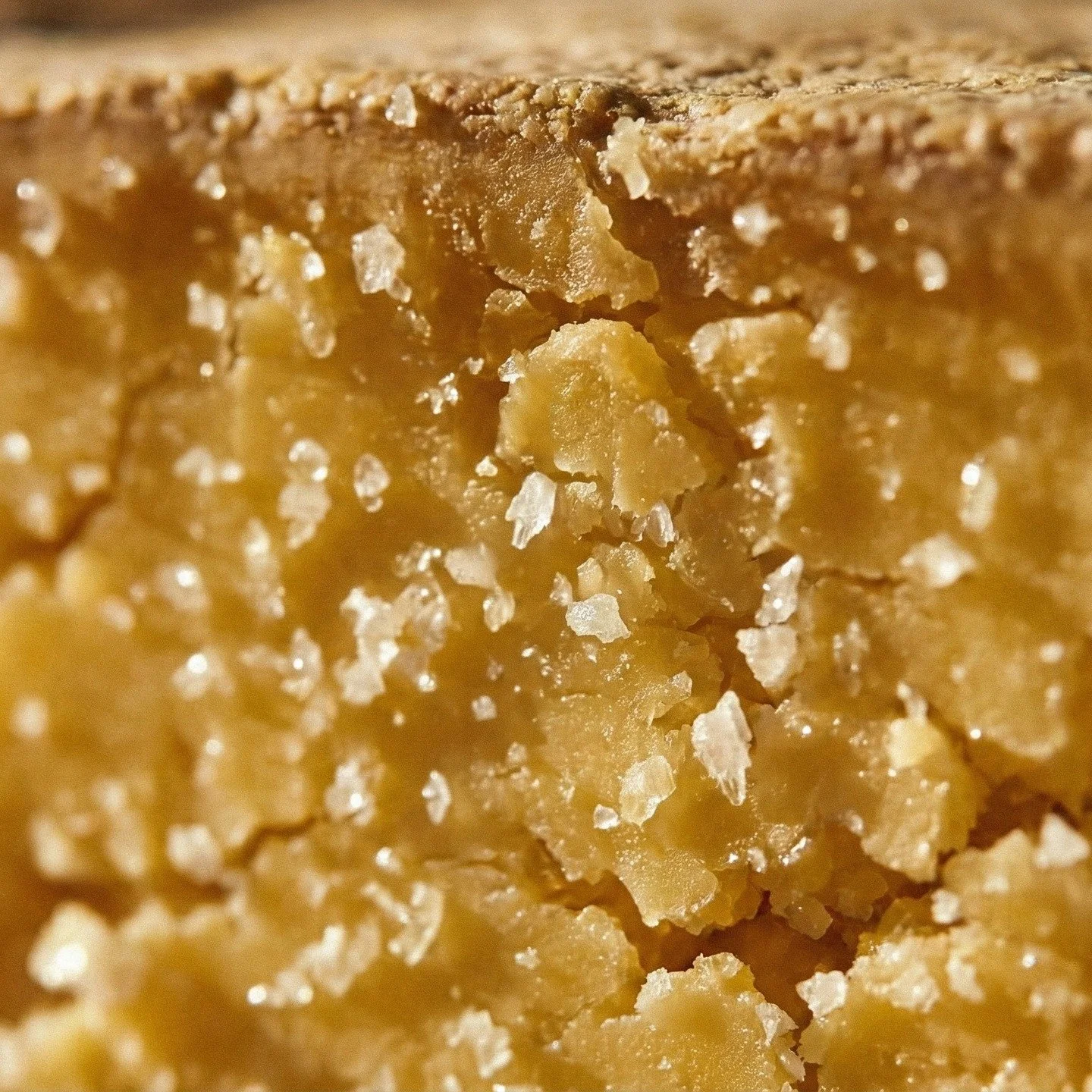 Have you ever noticed tiny, crunchy crystals in high-end aged cheese? Those aren't salt&mdash;they're "Flavor Diamonds." 💎🧀

Known as Tyrosine, these crystals form naturally as proteins break down during the aging process. They are the ha