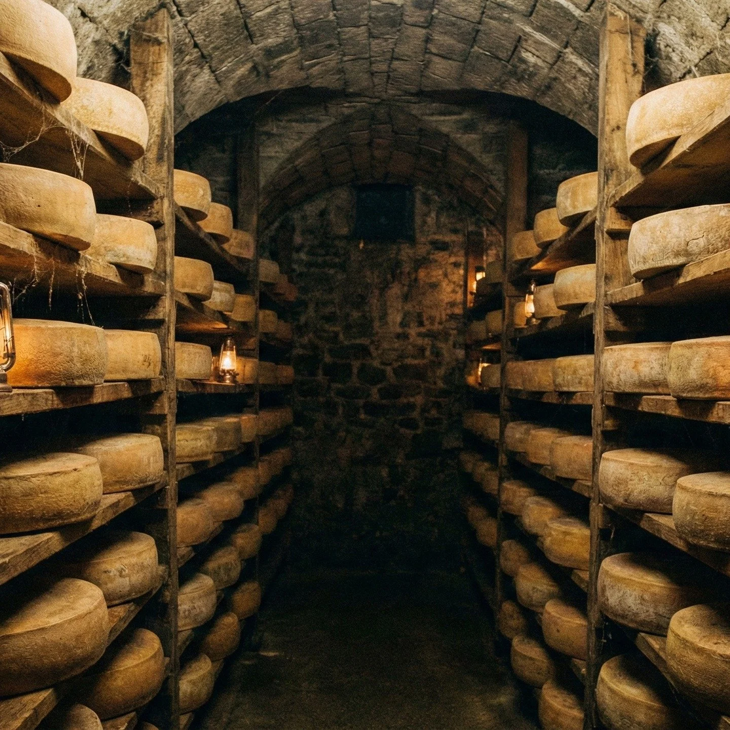 Did you know some of the world&rsquo;s best Comt&eacute; is aged in former military forts? 🏰🧀

Deep in the Jura mountains, massive underground stone fortresses&mdash;originally built for defense&mdash;have been repurposed as "aging cathedrals.
