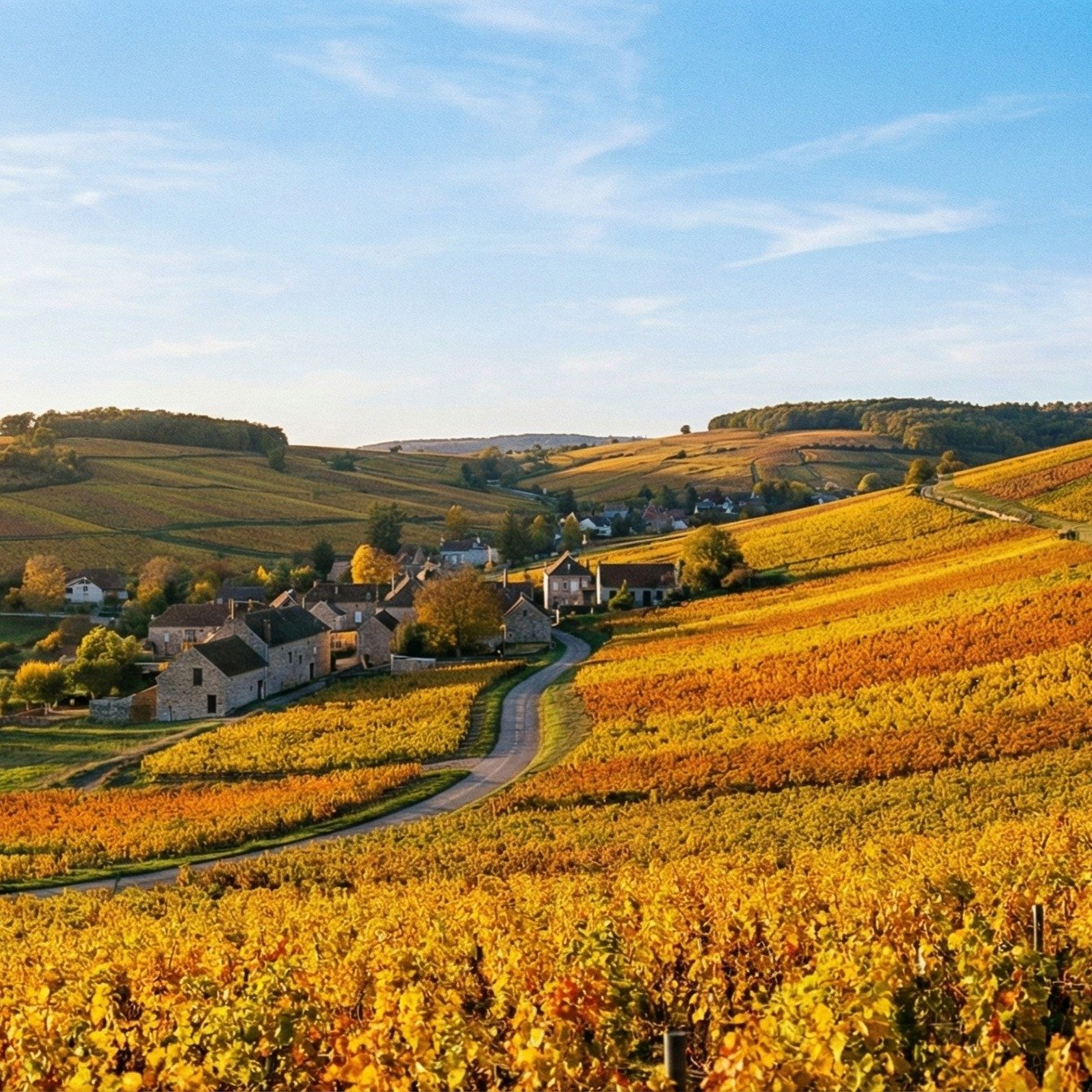 They call it the C&ocirc;te d&rsquo;Or&mdash;the Golden Slope. 🍂✨

While most people think the name refers to the wealth generated by the wine, it&rsquo;s actually a literal description. In the fall, after the harvest, the hillside vineyards of Burg