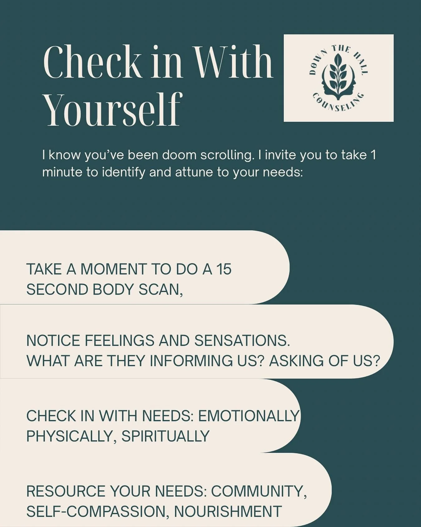 Pause with me. Can you commit to 1 minute of Mindfulness?