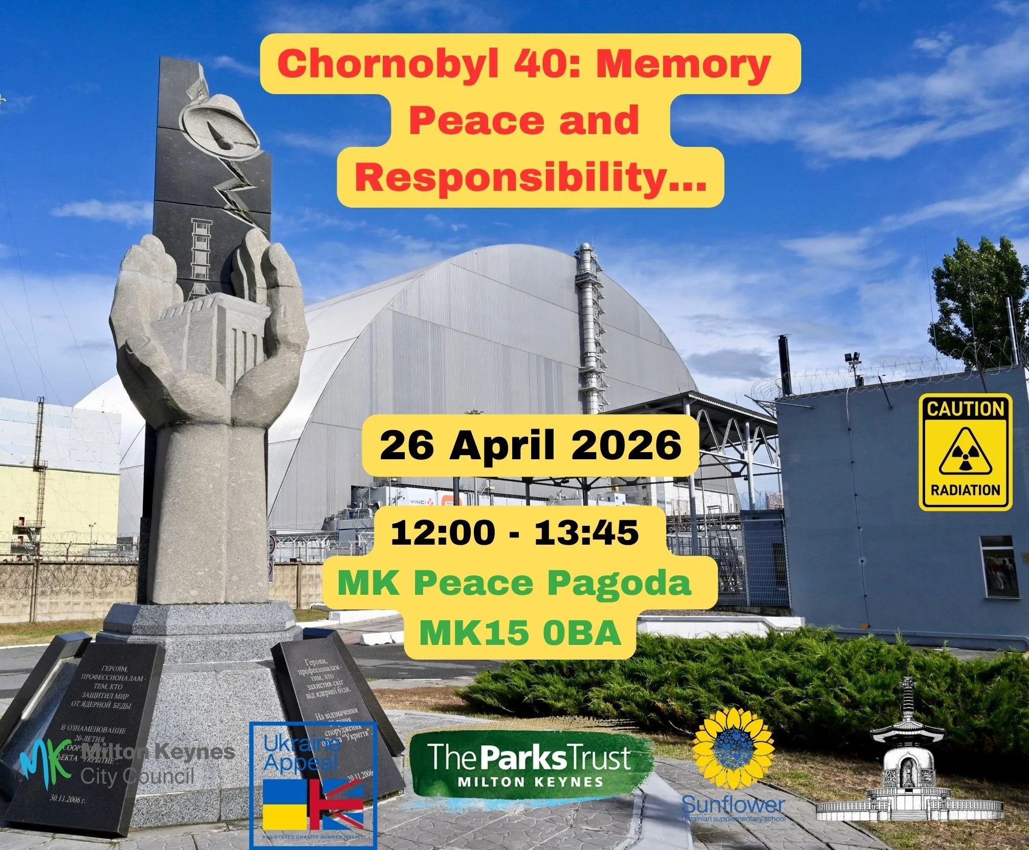 40 Years Since the Chornobyl Disaster: Remembrance Day in Milton Keynes