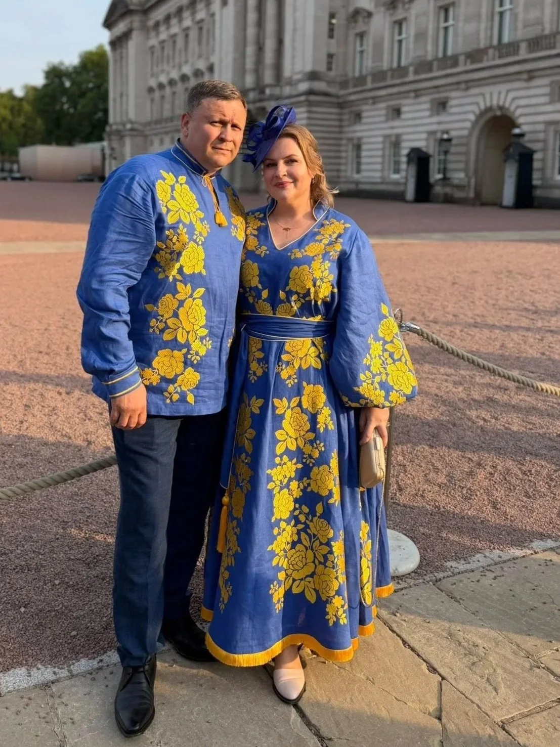Local Media Celebrates Ukrainian Couple’s Royal Garden Party Appearance