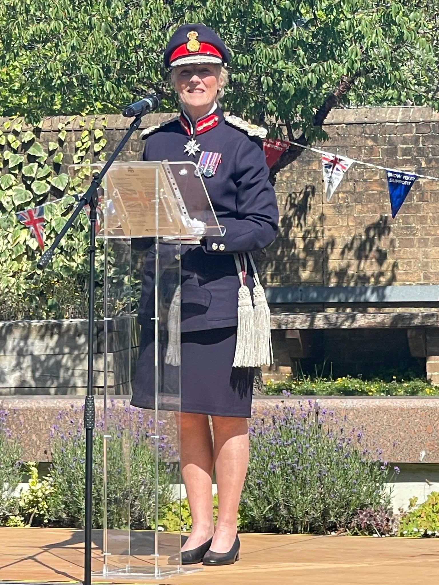 The Countess Howe, His Majesty’s  Lord-Lieutenant of Buckinghamshire