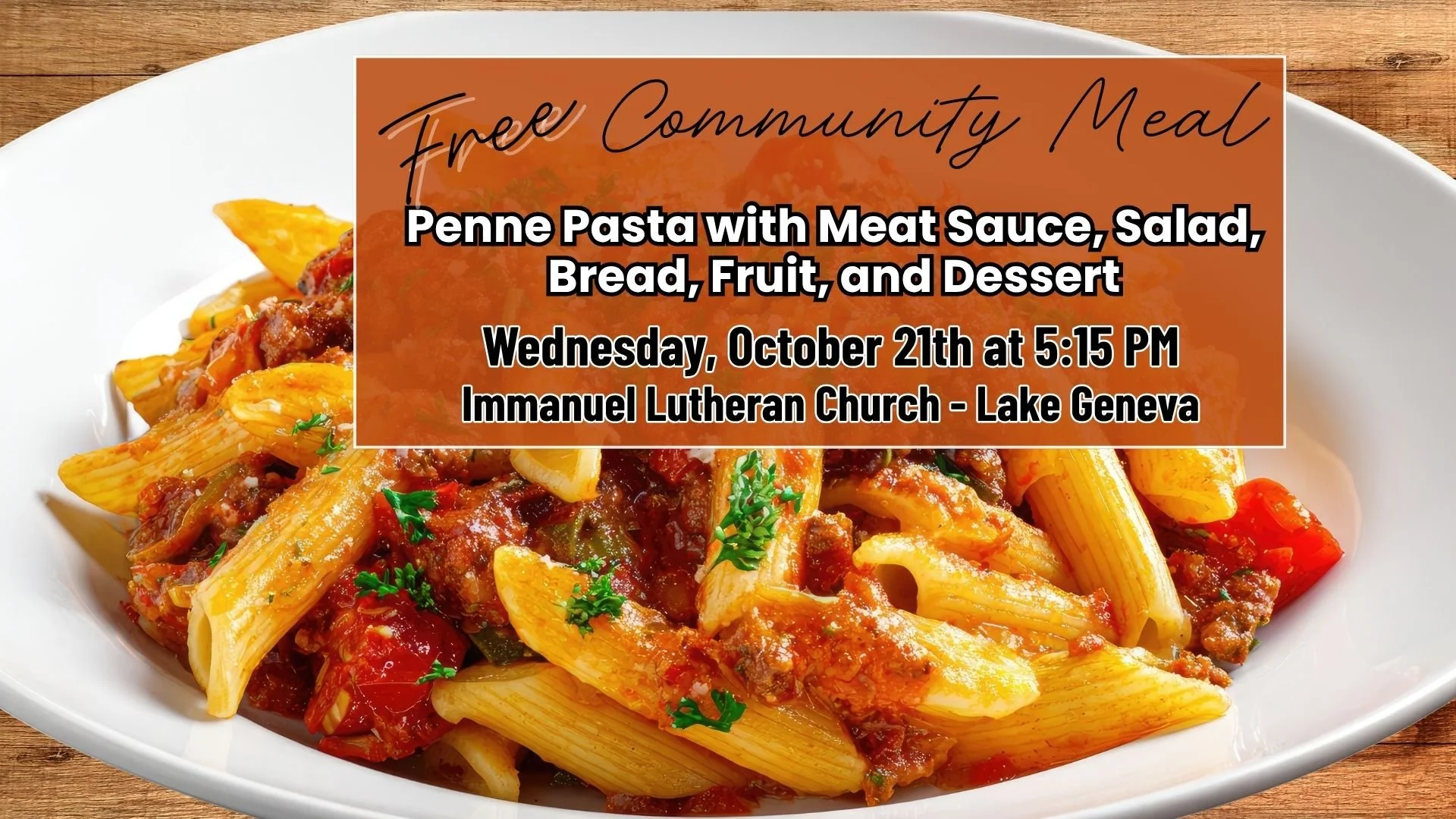 October Community Meal