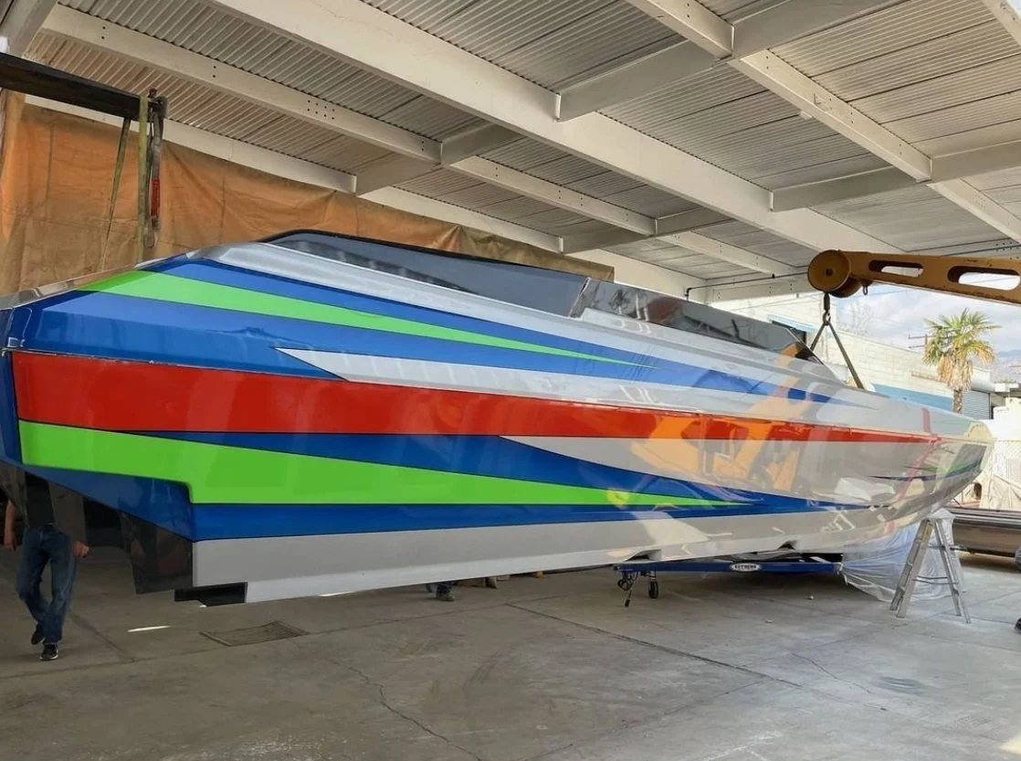 Finished Fiberglass Boat Hull