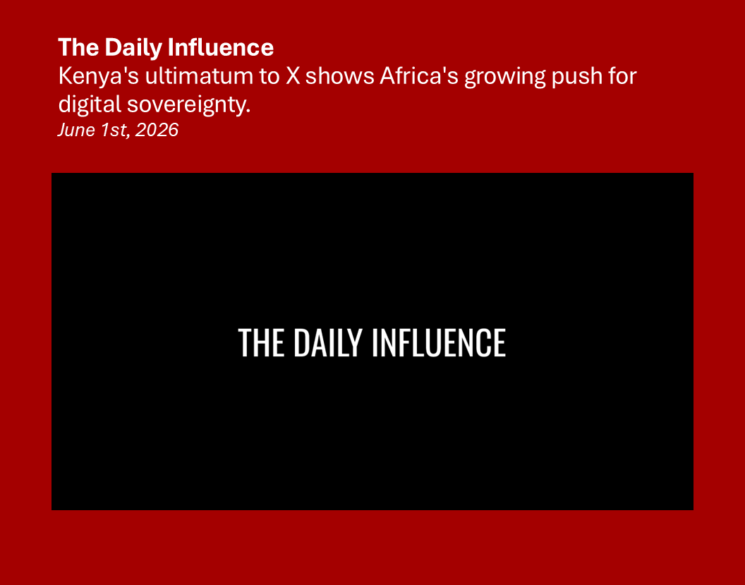 Resistance to the Silicon Kolkhoz is growing worldwide. Kenya's demand that X establish a physical office in Nairobi within 90 days is the latest sign of a broader shift underway across Africa, where governments are seeking greater control over the p
