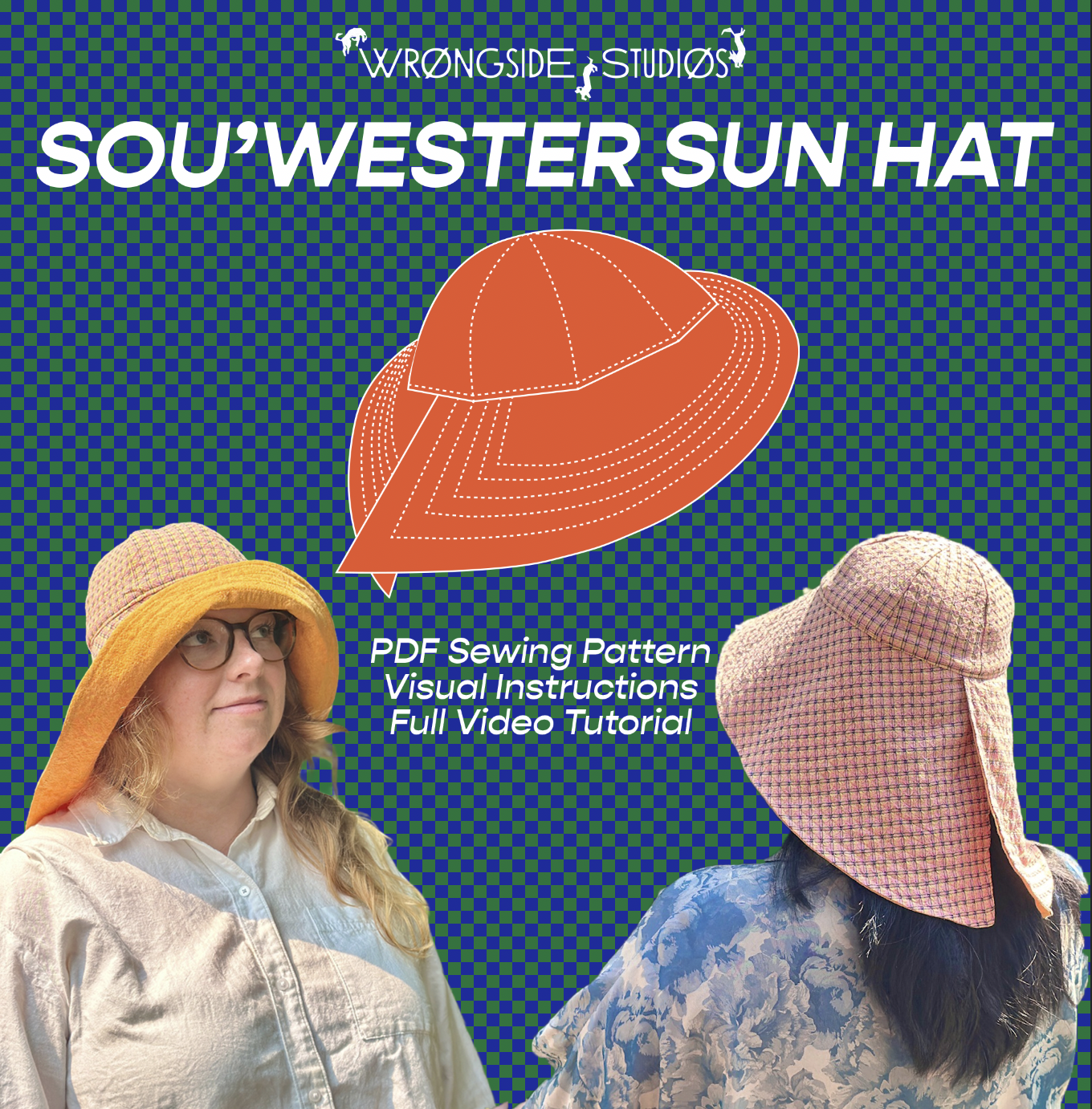 Sou'wester Sun Hat Sewing Pattern