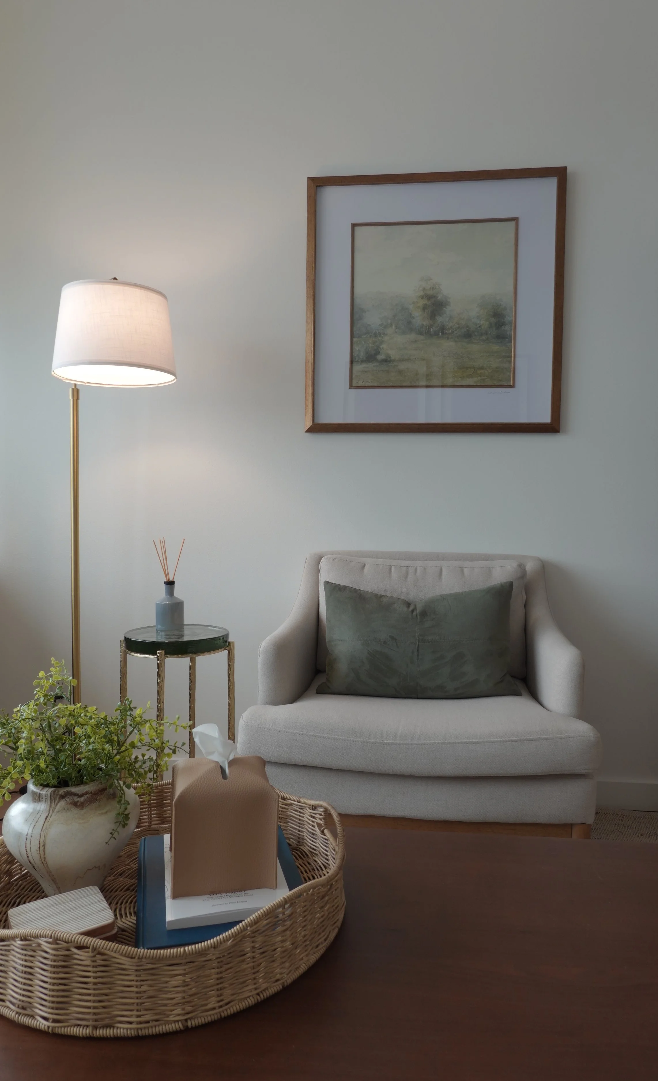 Welcoming therapy office on Westlake Avenue North in Seattle, with soft natural light and comfortable seating for in-person sessions