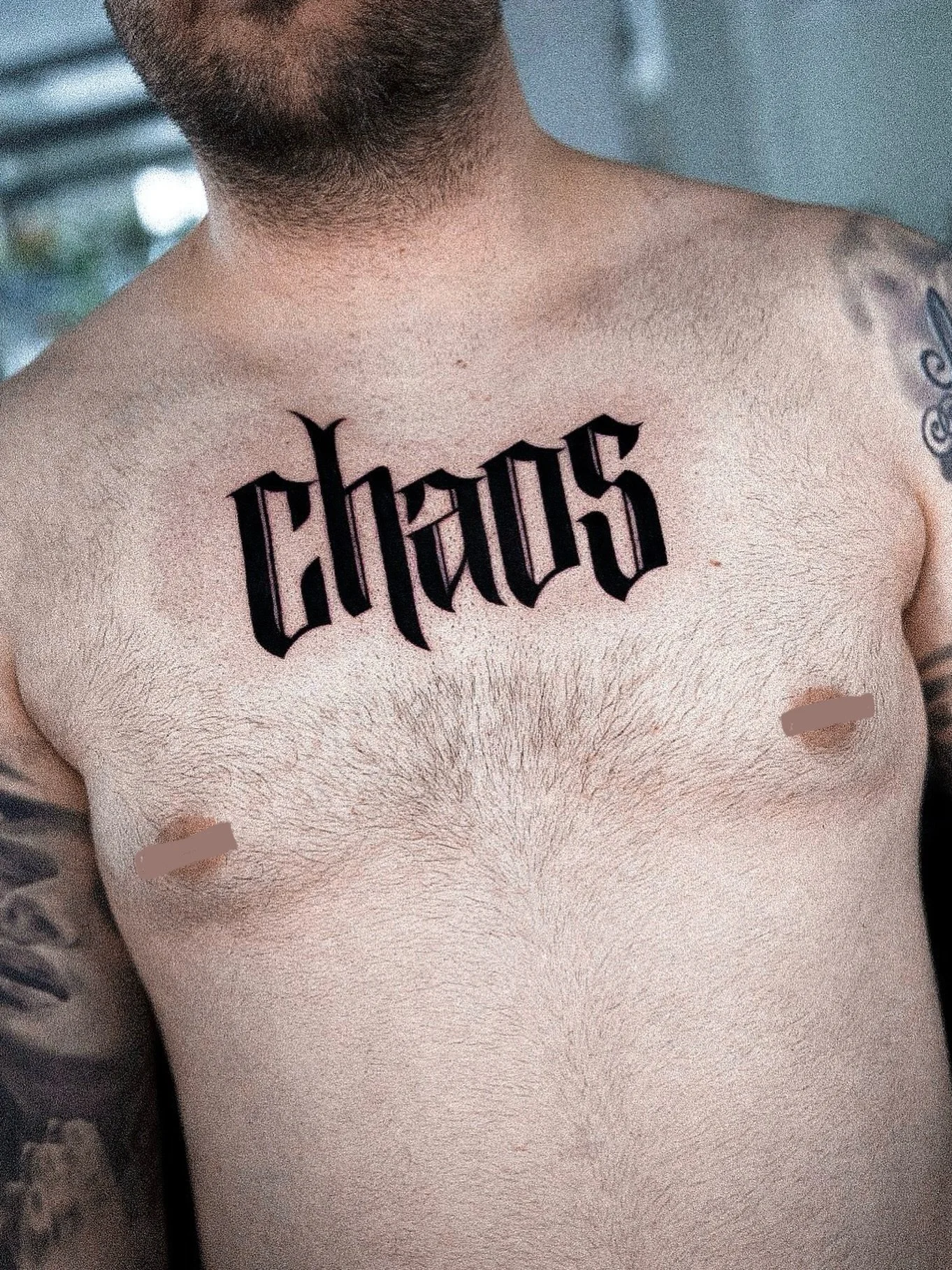 Chaos Lettering f&uuml;r Simon 🤩. 

Danke dir 🖤. 

#lettering #tattoo #tattoolettering #stgallen #calligraphy