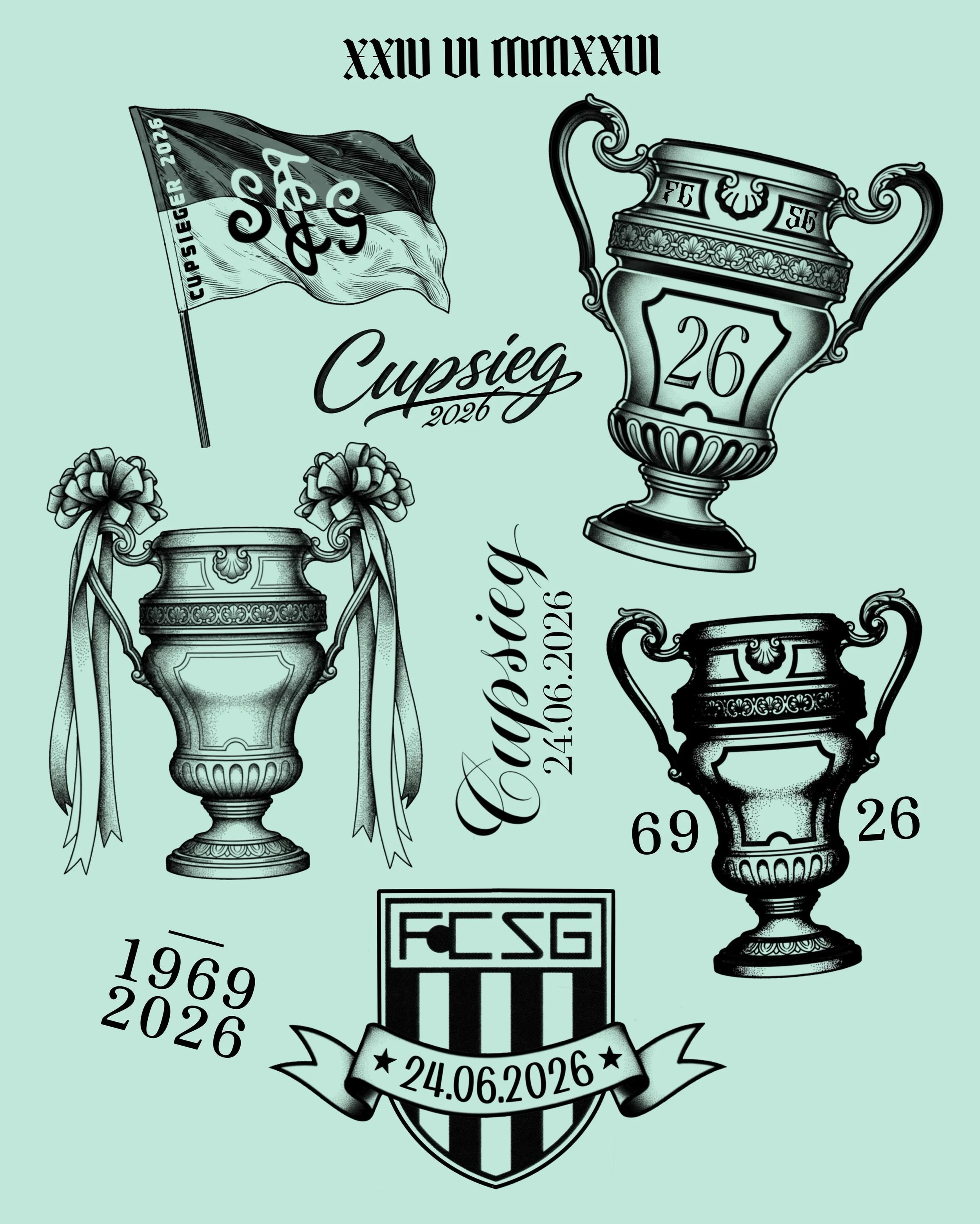 Cupsieg! Tattoo? &ndash; Meine oder deine Idee!

#fcstgallen #pokal #stgallen #tattoo #fcsg